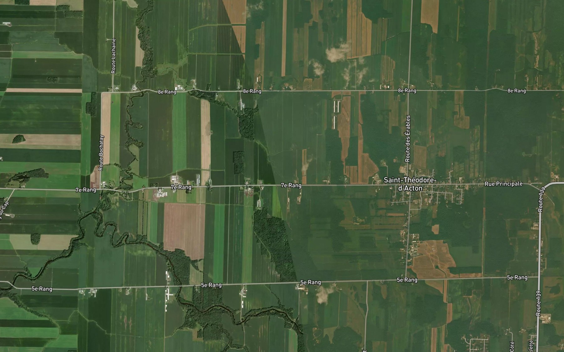 Satellite map of the Cours d'eau Martin