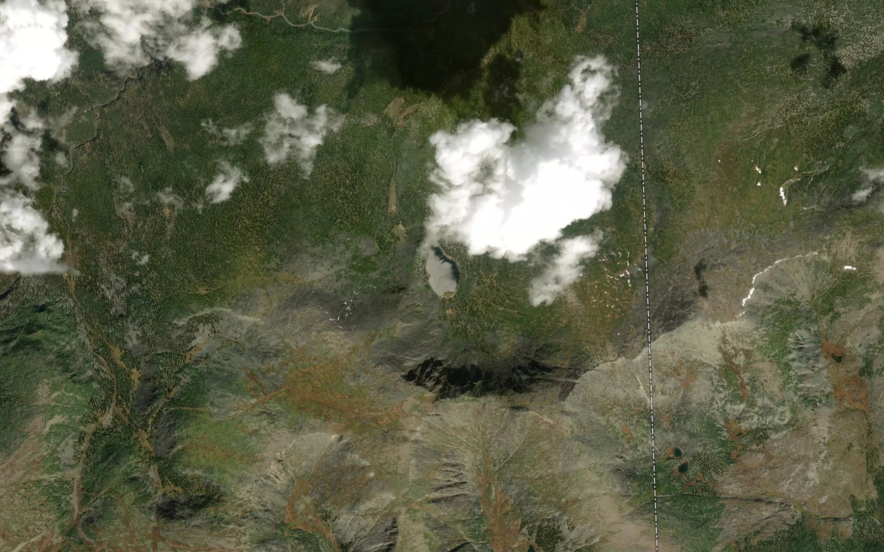 Satellite map of the Ozero Karrovoye