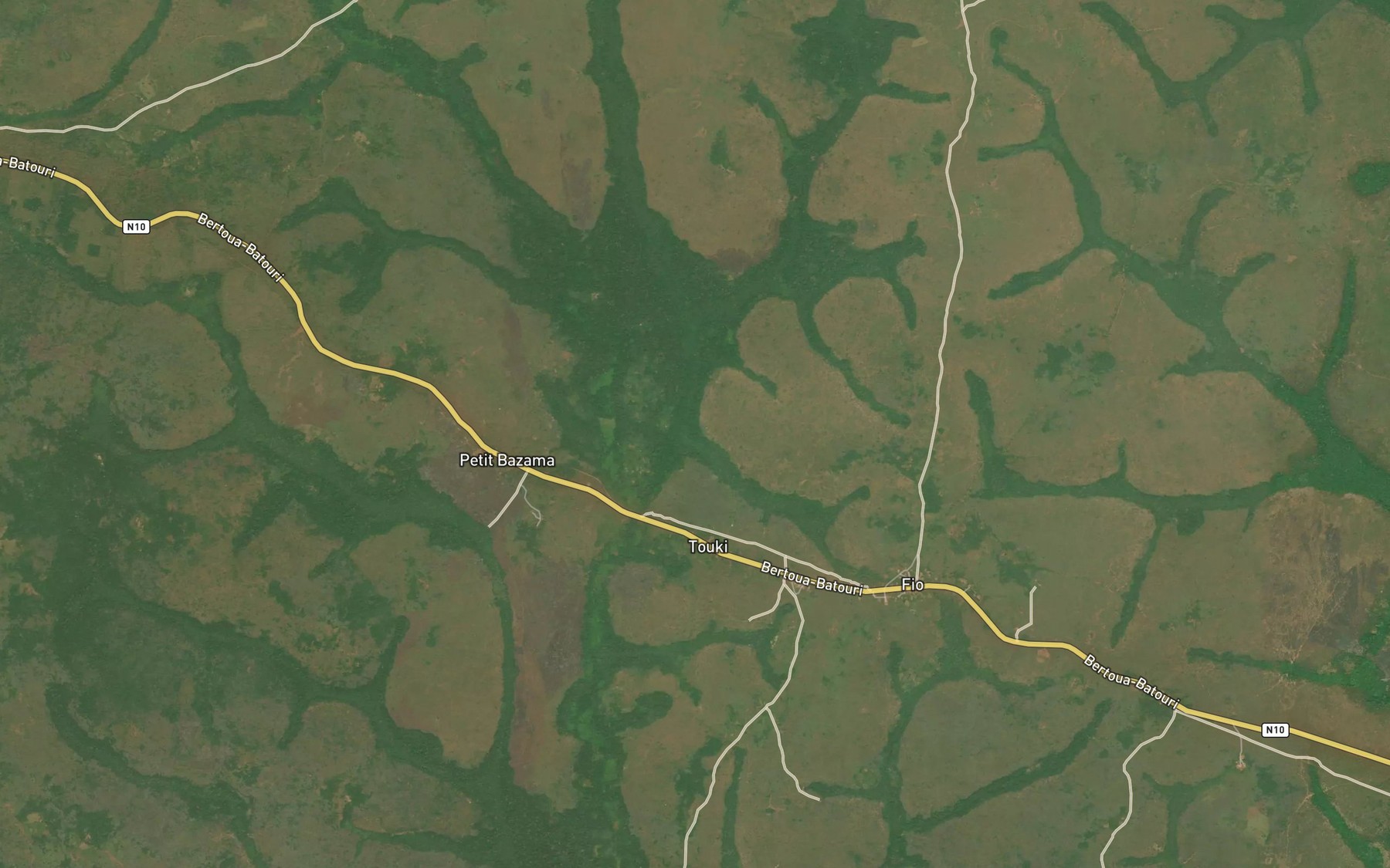 Satellite map of the Bouyama