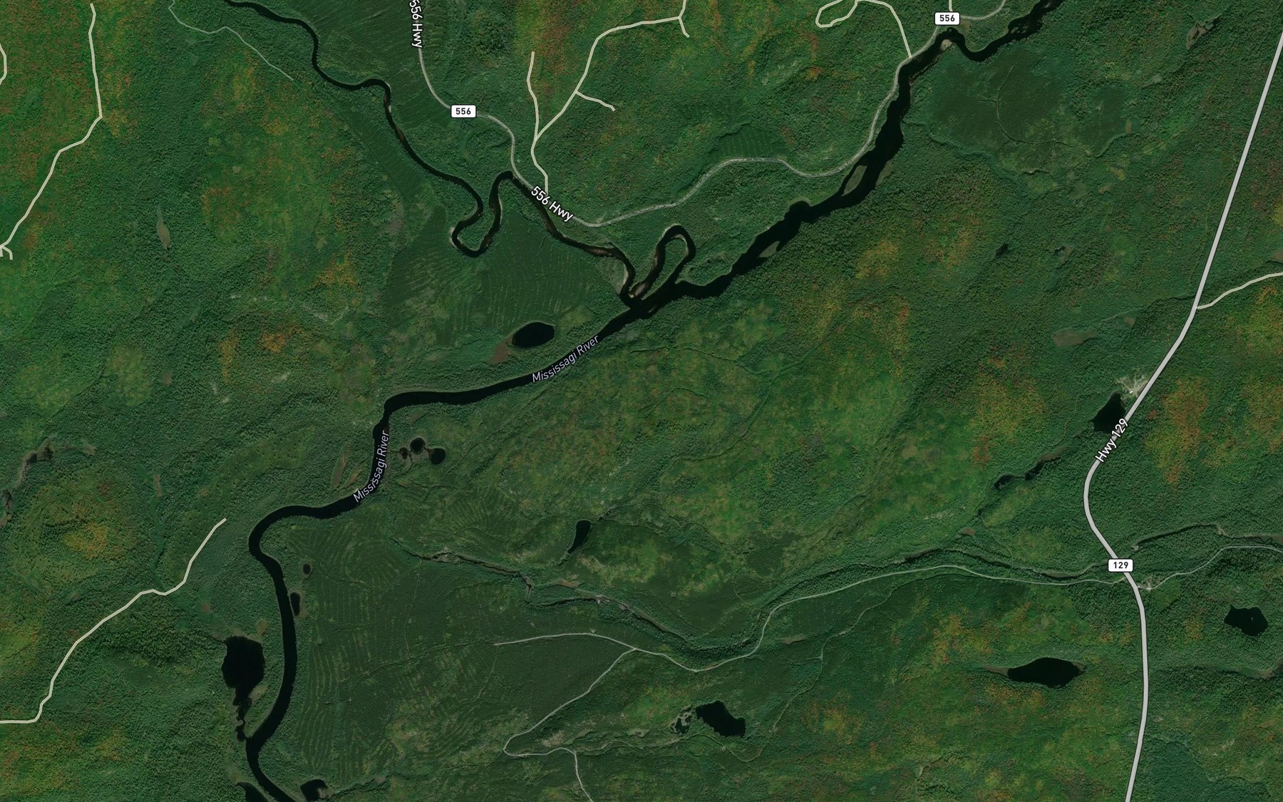 Satellite map of the Aubinadong River