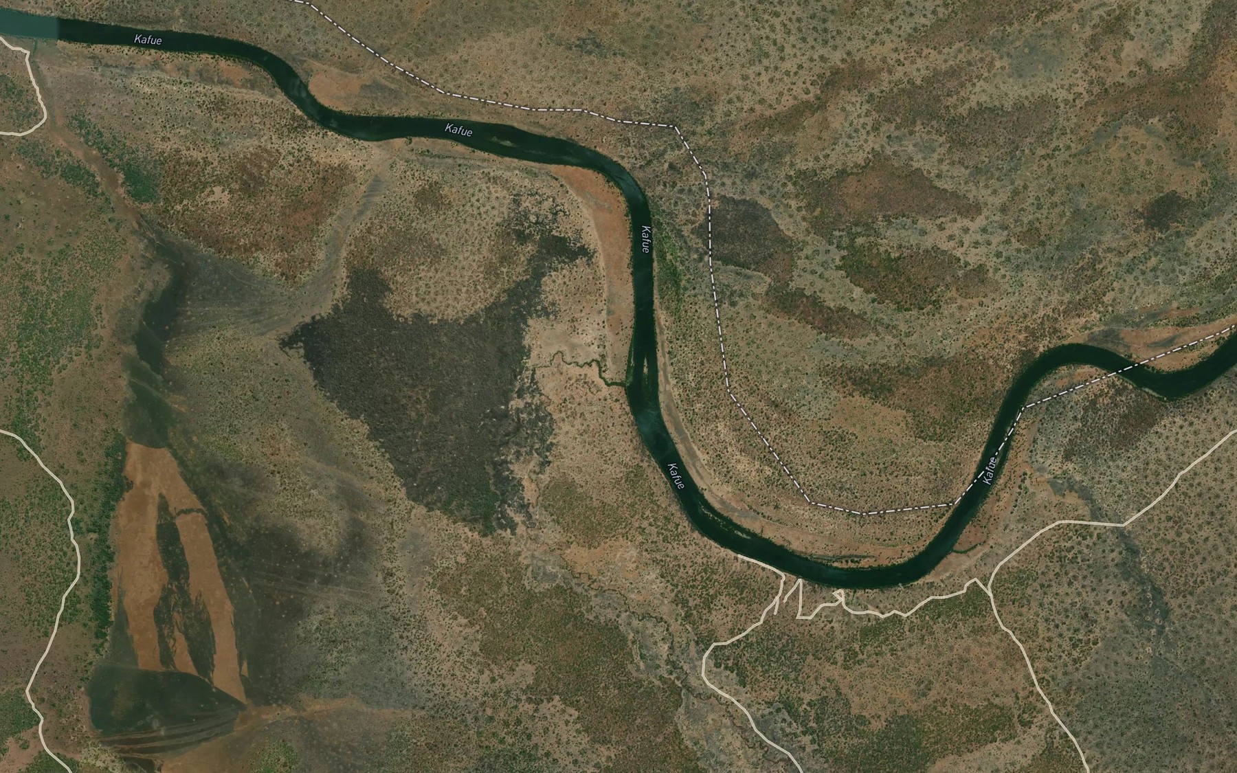 Satellite map of the Nyambala