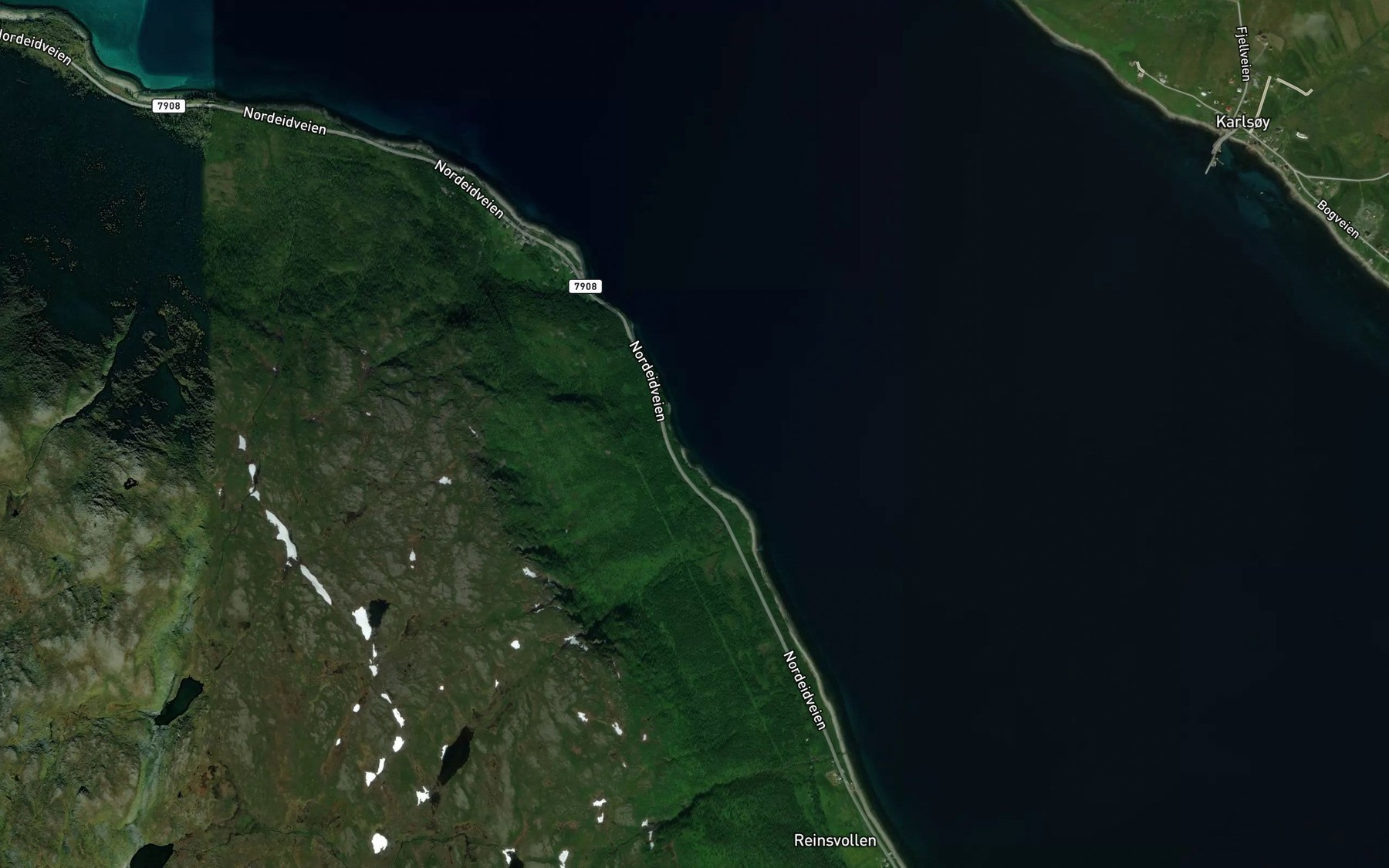 Satellite map of the Hamna