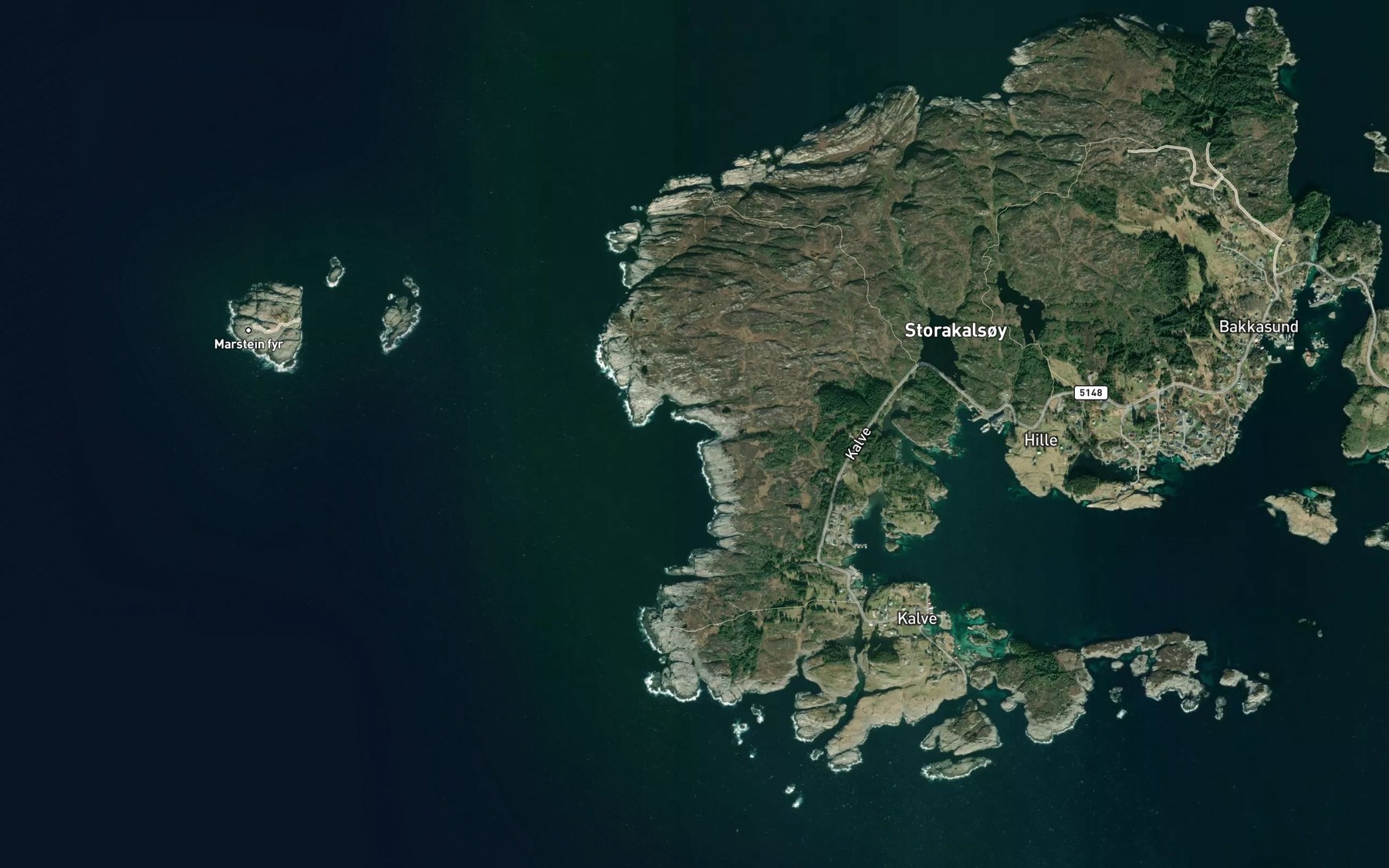 Satellite map of the Barkulp