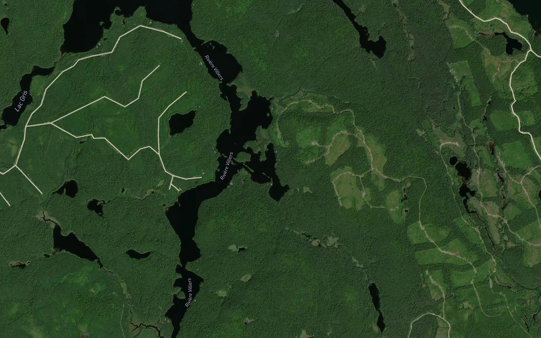 Satellite map of the Baie Creuse