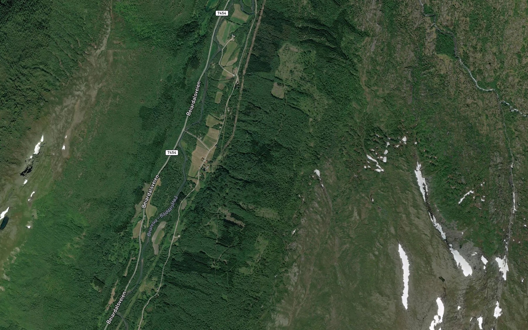Satellite map of the Jenshansamollbekken