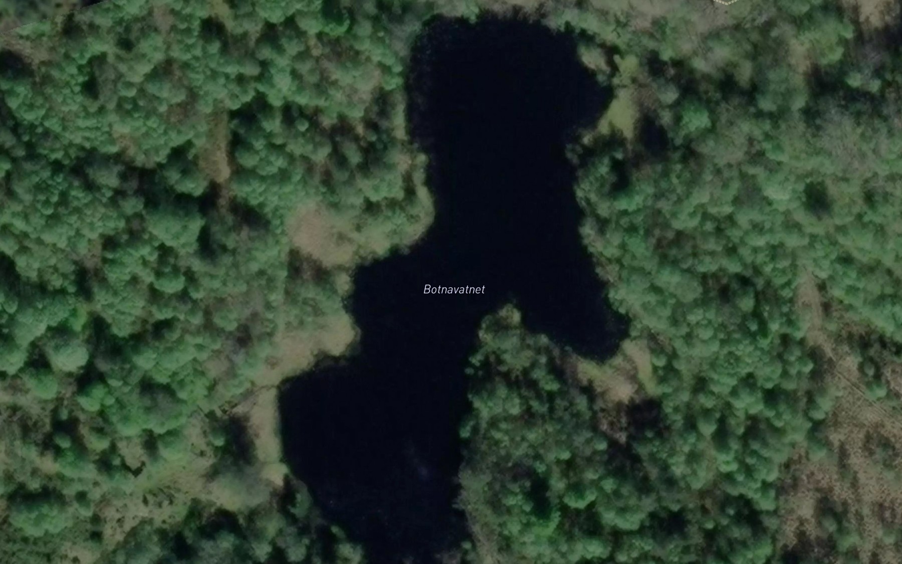 Satellite map of the Botnavatnet