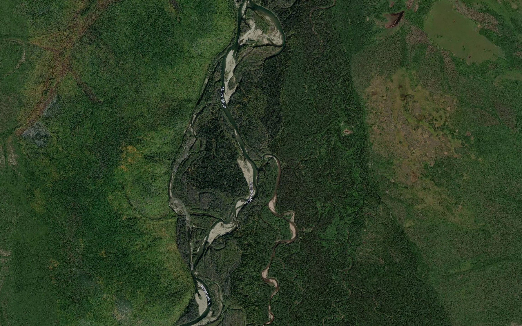 Satellite map of the Nagim