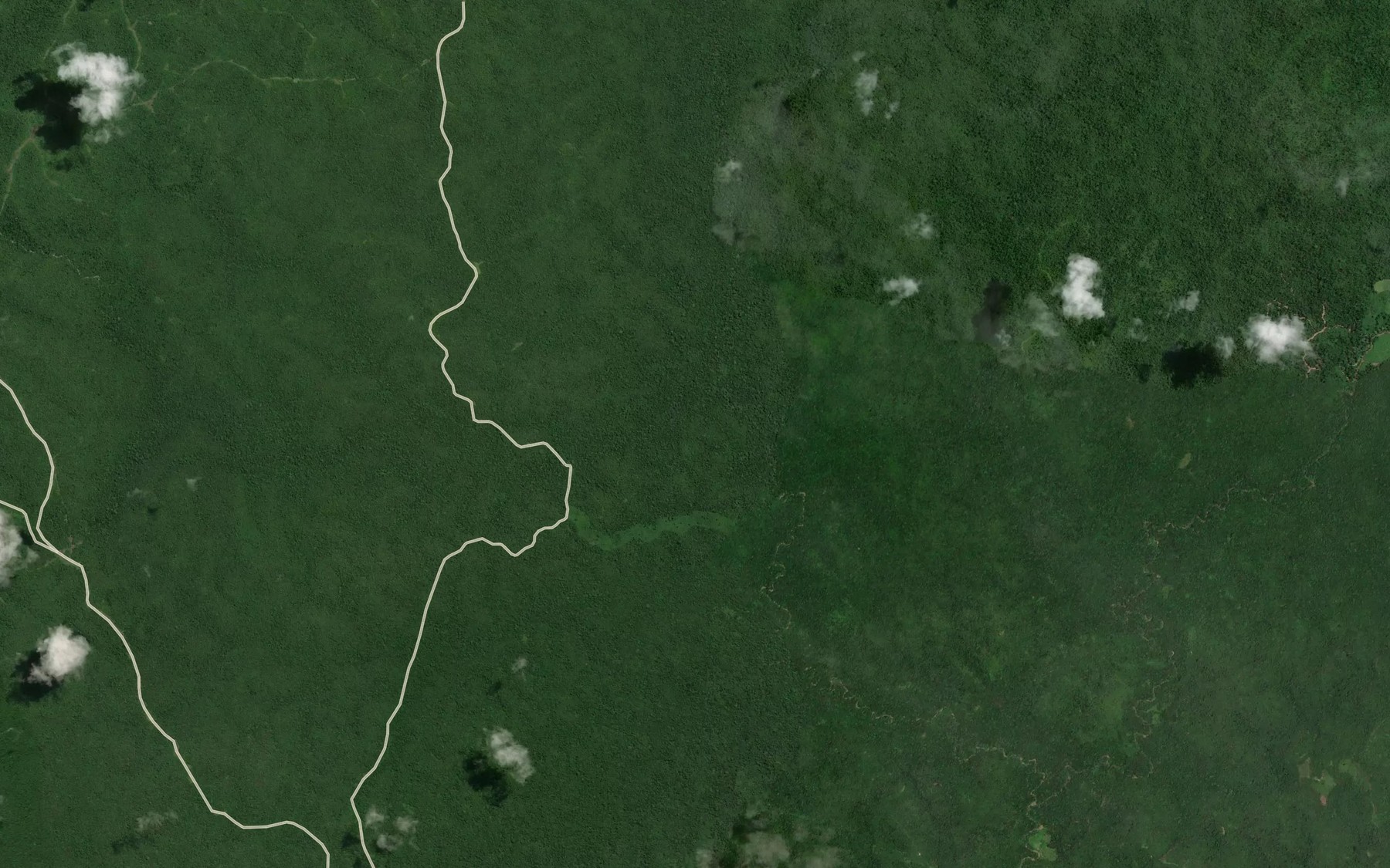 Satellite map of the Sungai Tengkorok Beduk