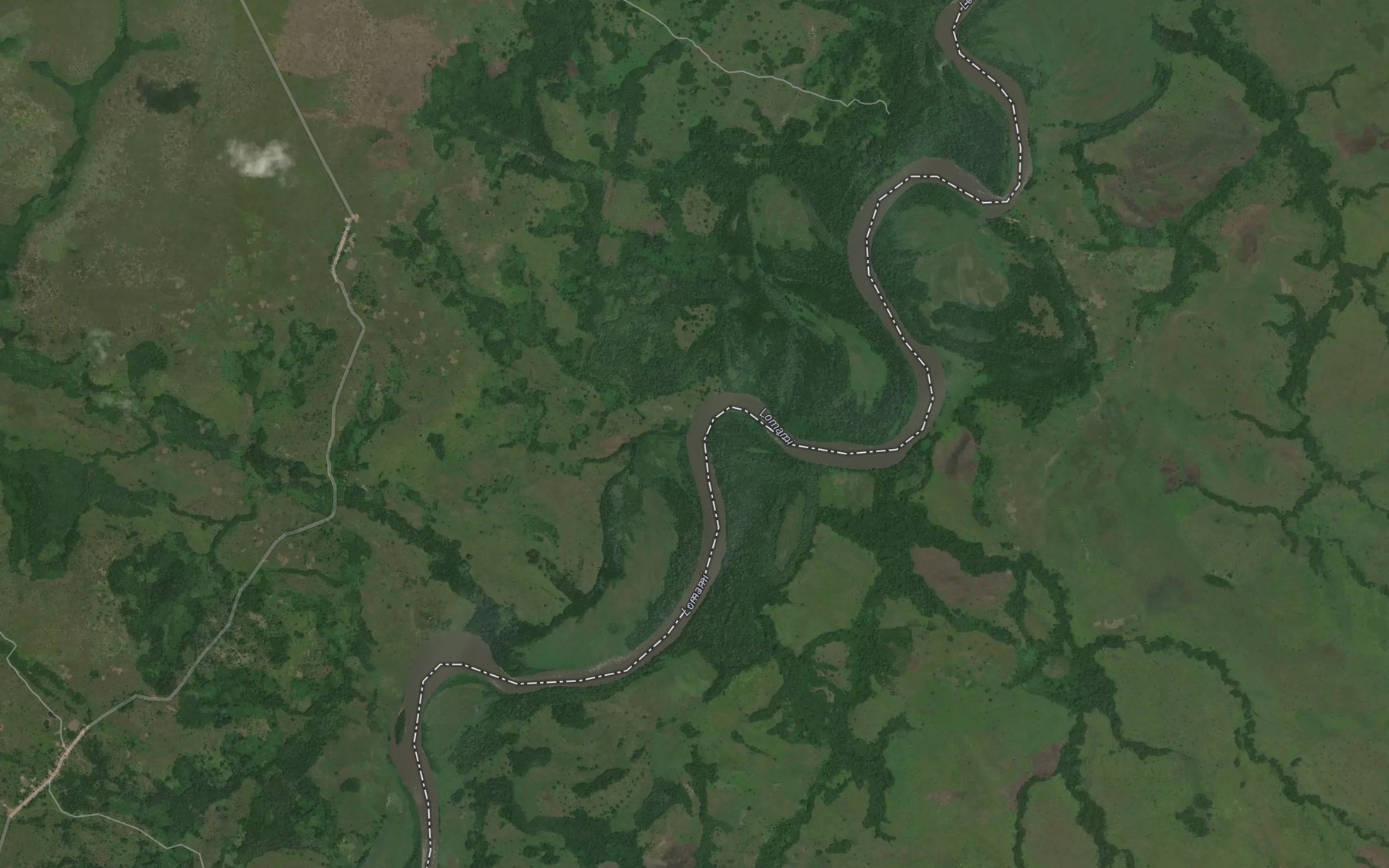 Satellite map of the Ole