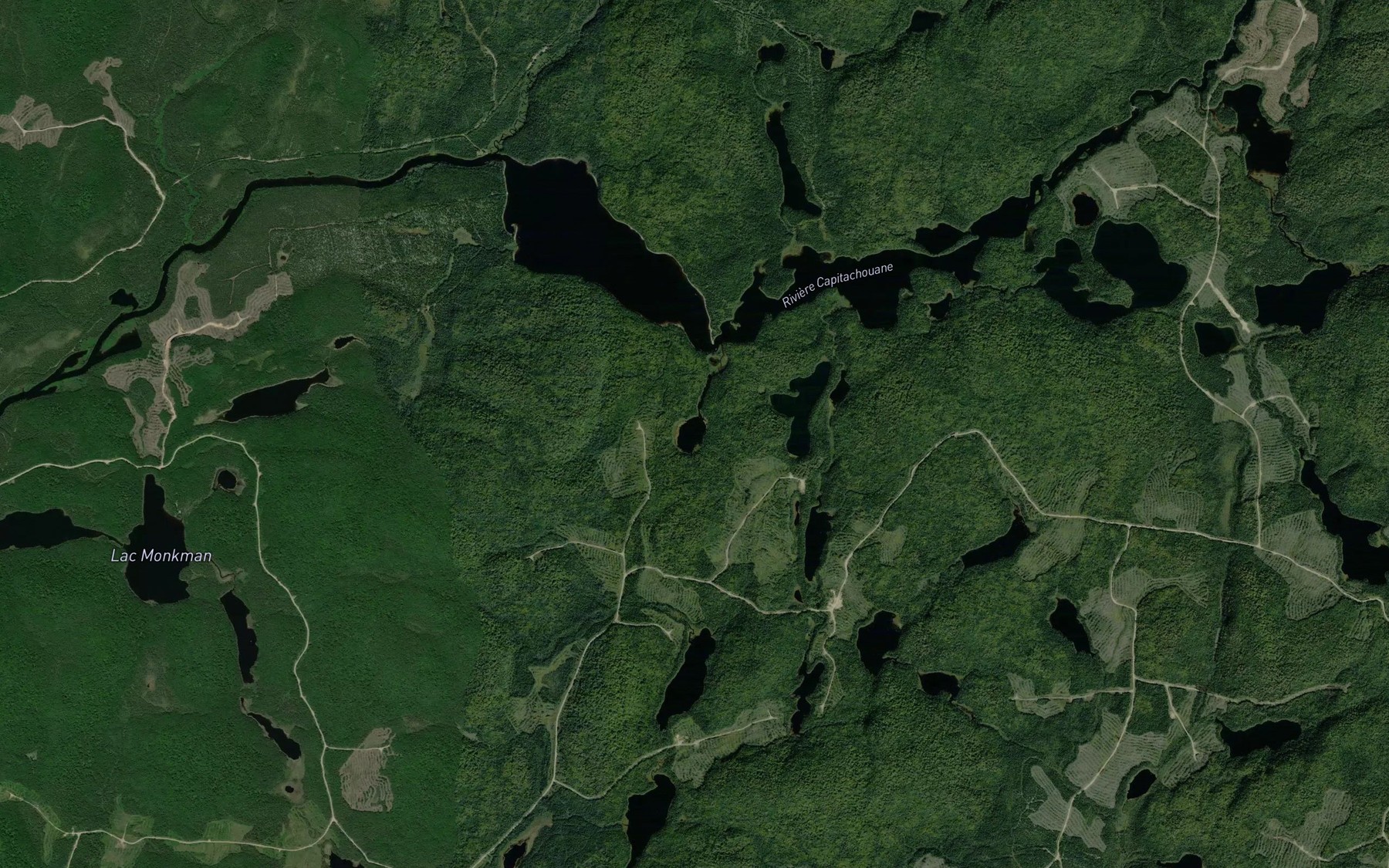 Satellite map of the Lac en Furie