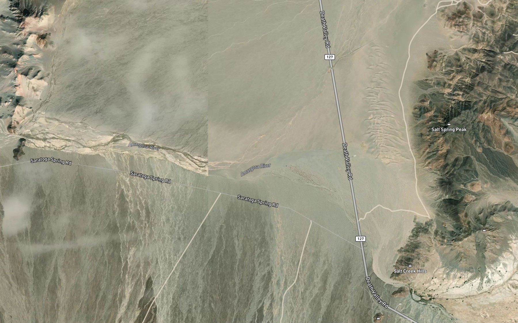 Satellite map of the Salt Creek