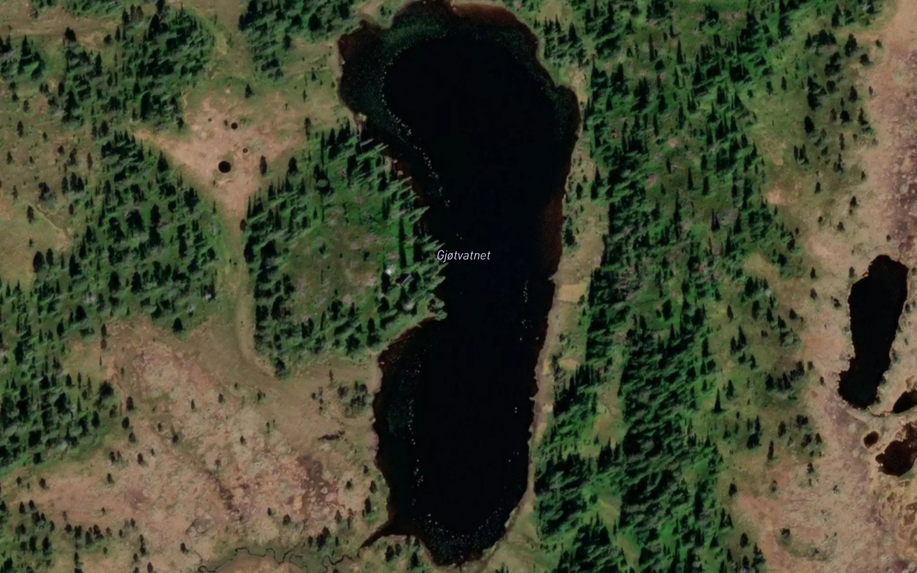 Satellite map of the Gjotavatnet