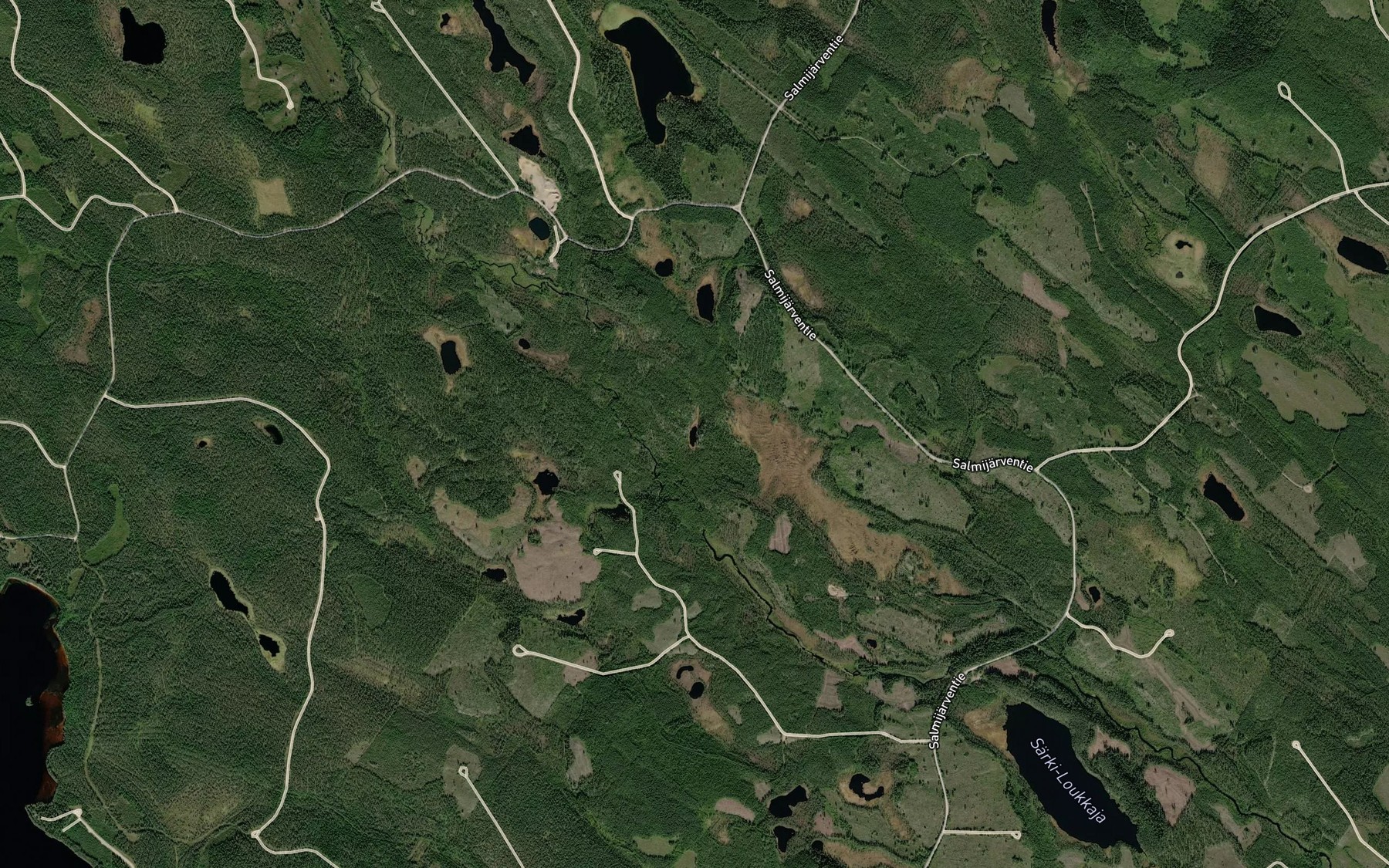 Satellite map of the Totterolampi