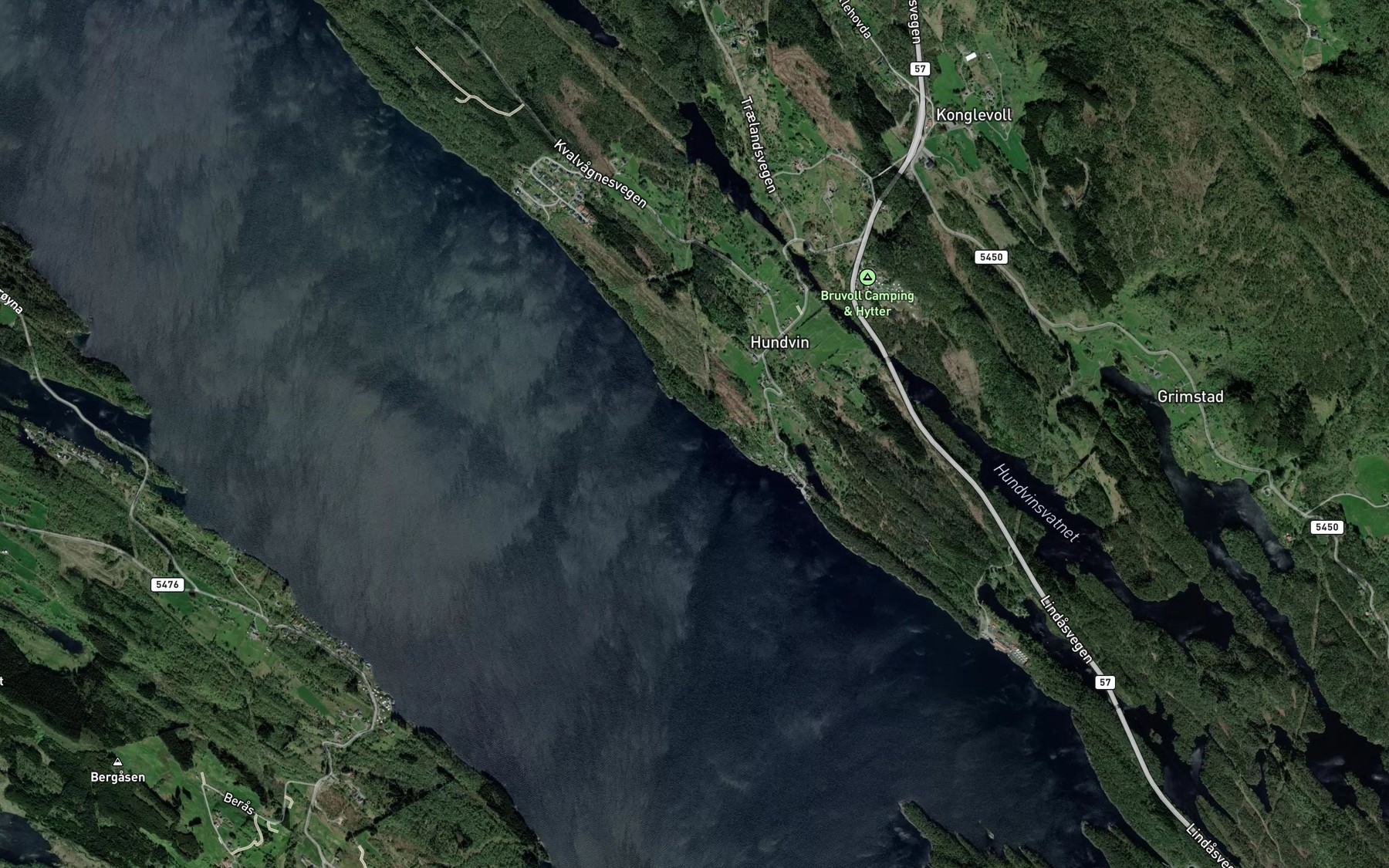 Satellite map of the Bronndalsviki