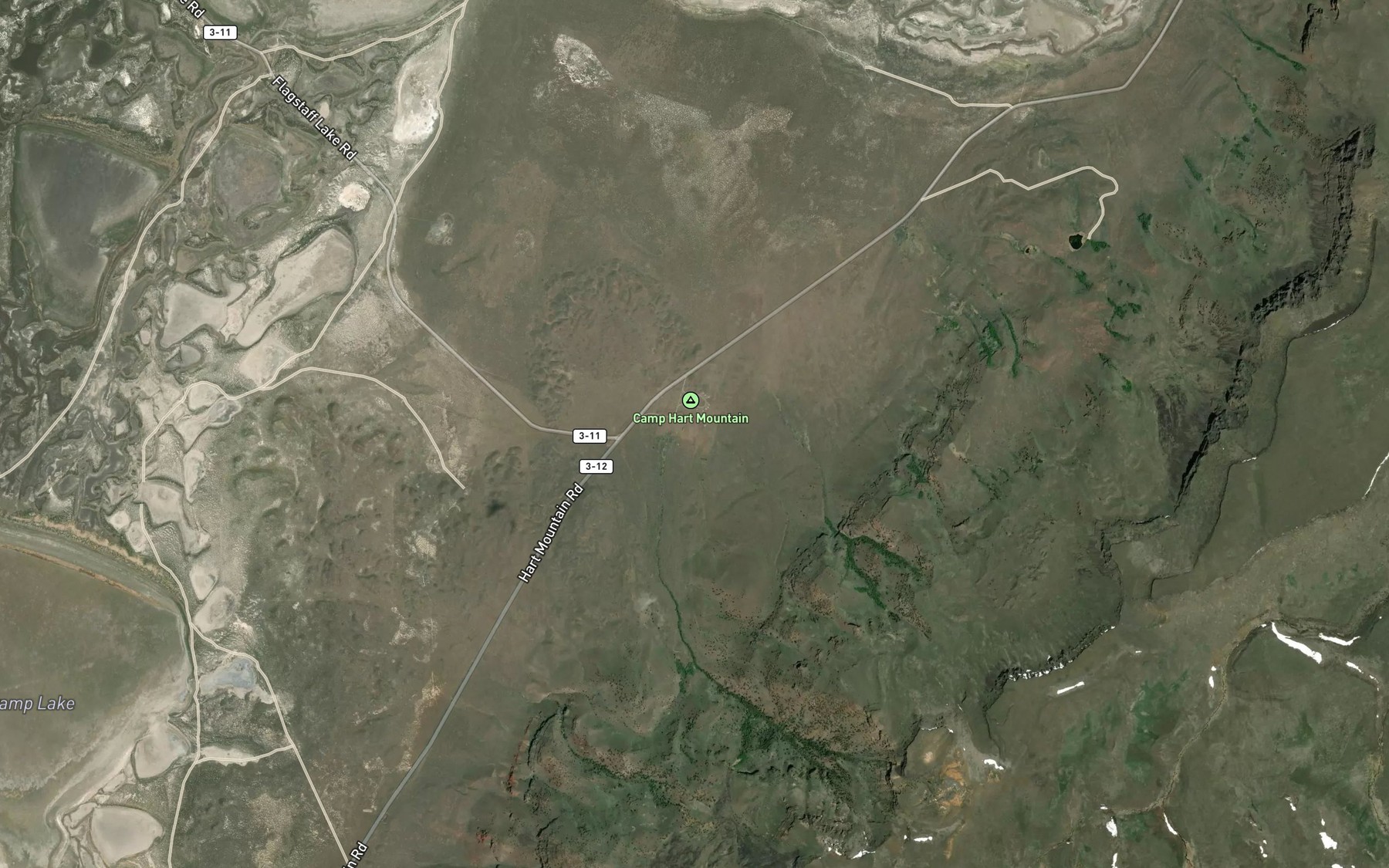 Satellite map of the Juniper Creek