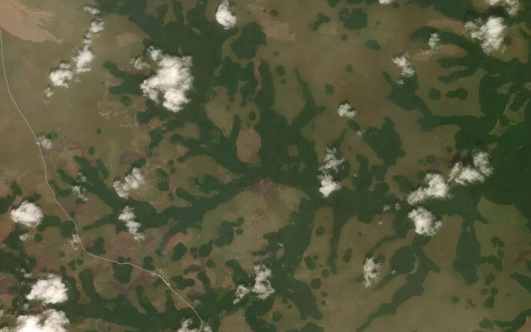 Satellite map of the Amboulou