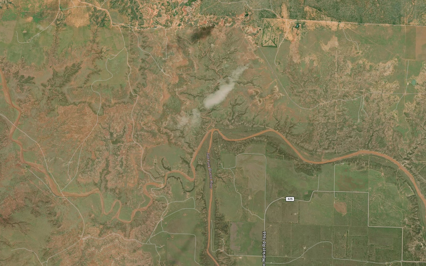 Satellite map of the Deadmans Hole