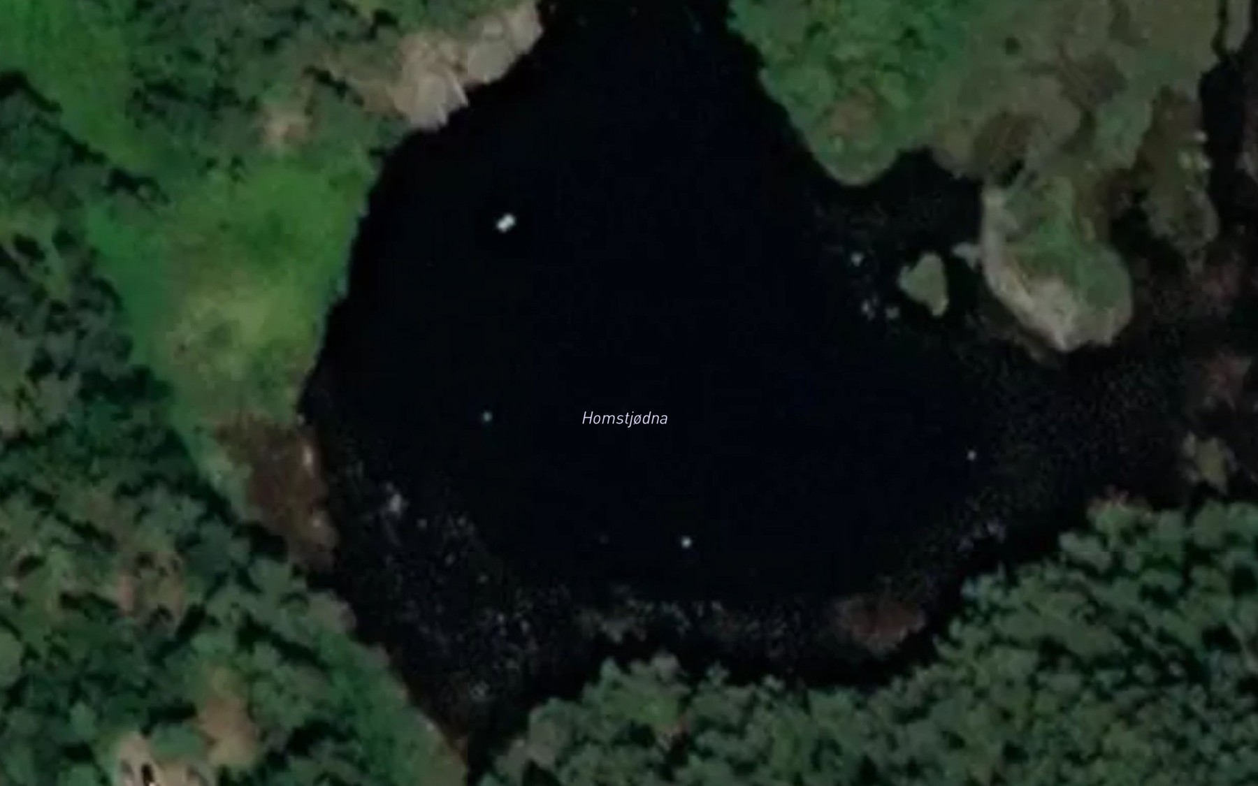 Satellite map of the Homstjodna
