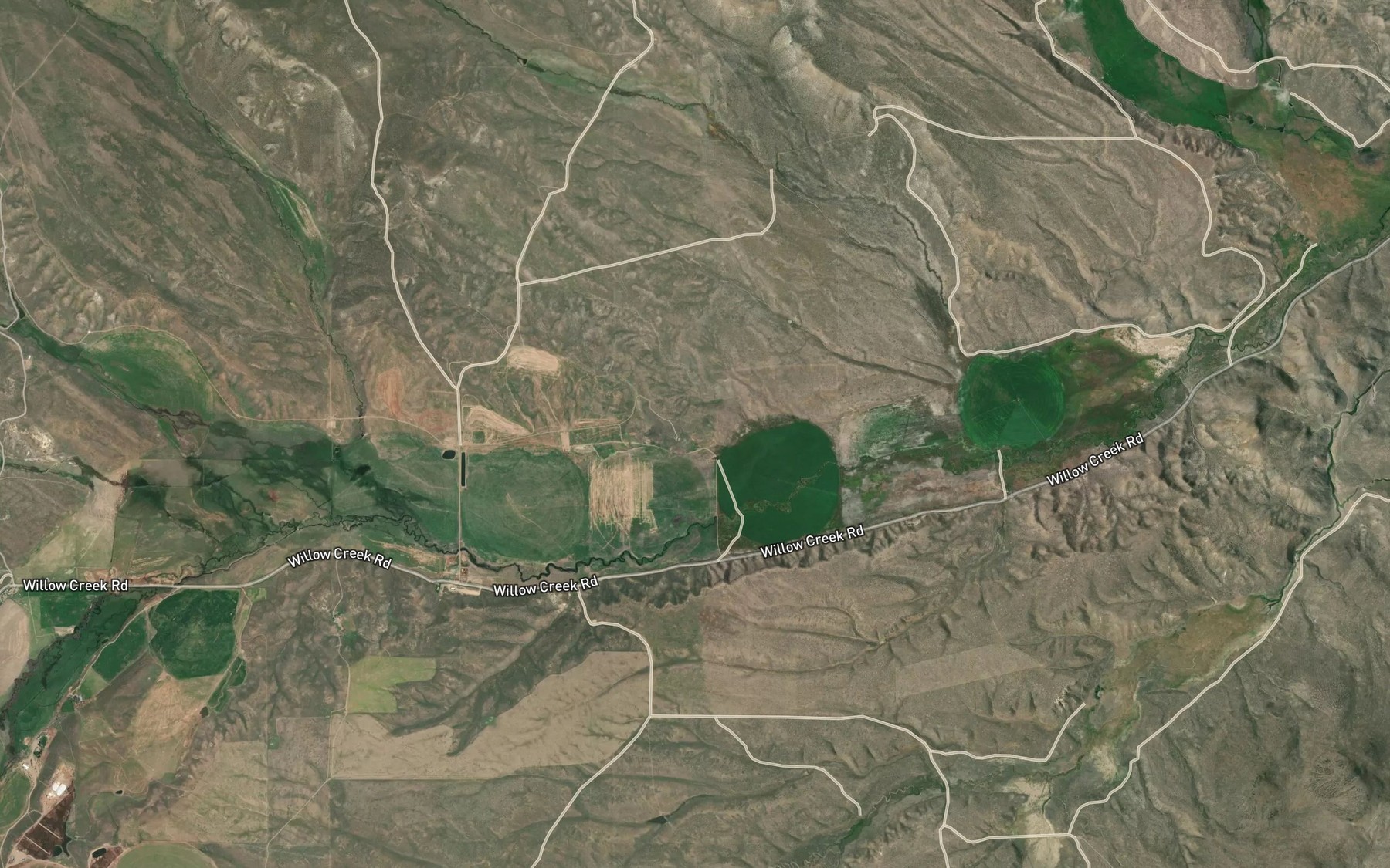 Satellite map of the Rutherford Spring