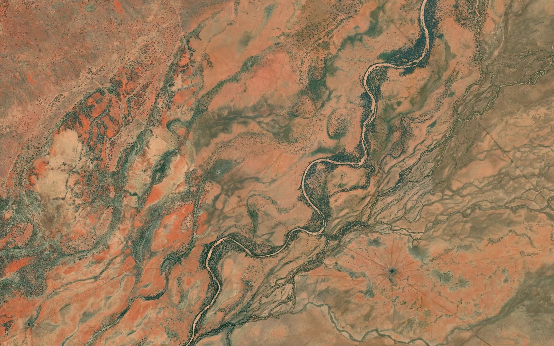 Satellite map of the Jayah Creek