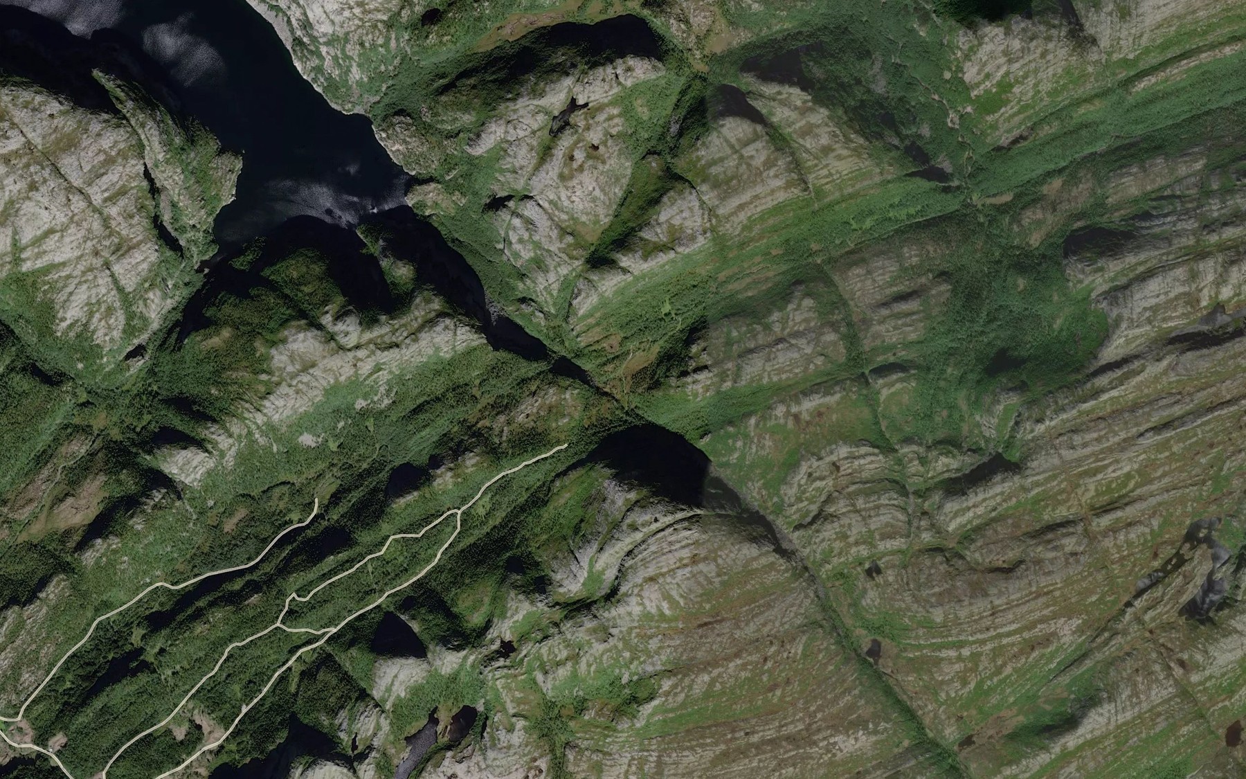 Satellite map of the Vallskiftbekken