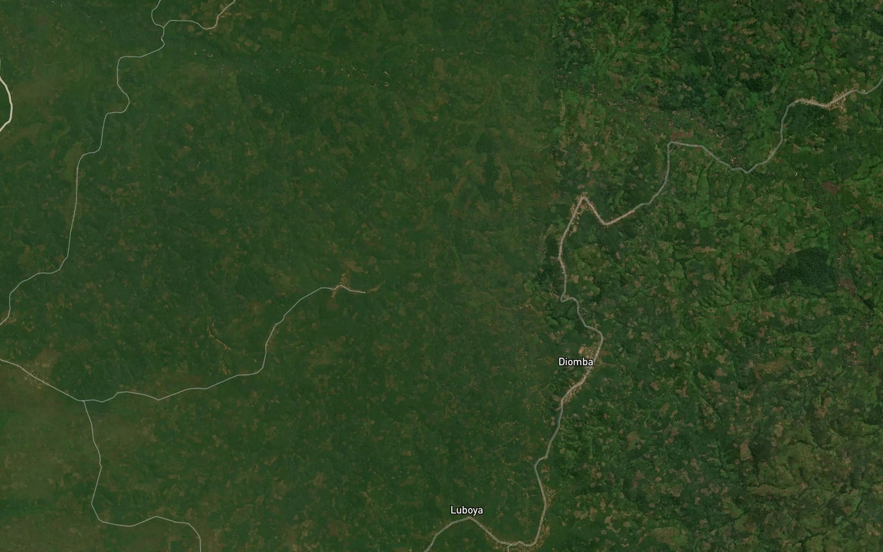 Satellite map of the Buasi