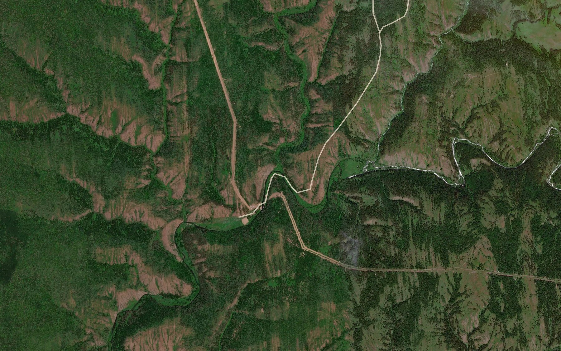 Satellite map of the Igishly