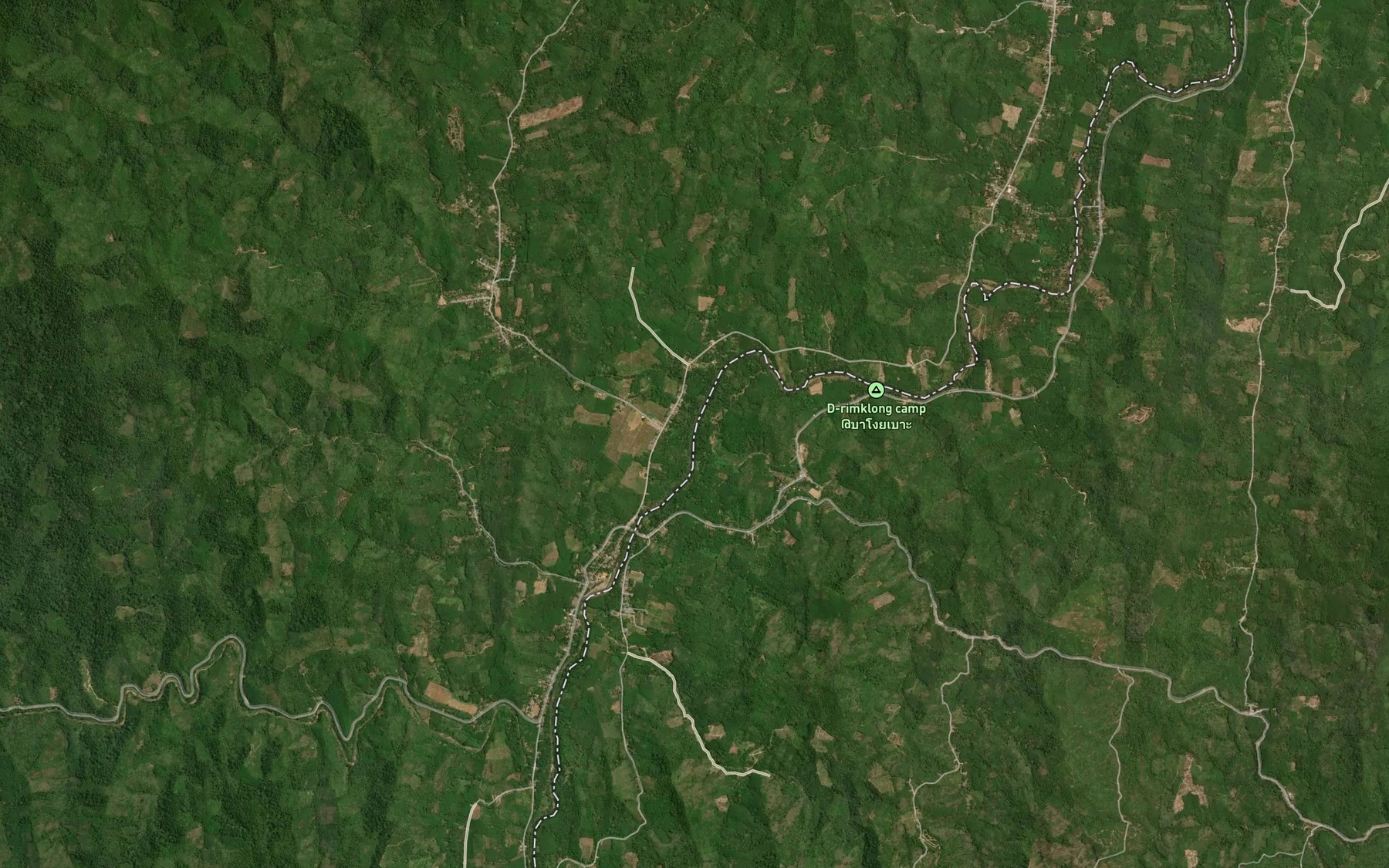 Satellite map of the Khlong Pa So