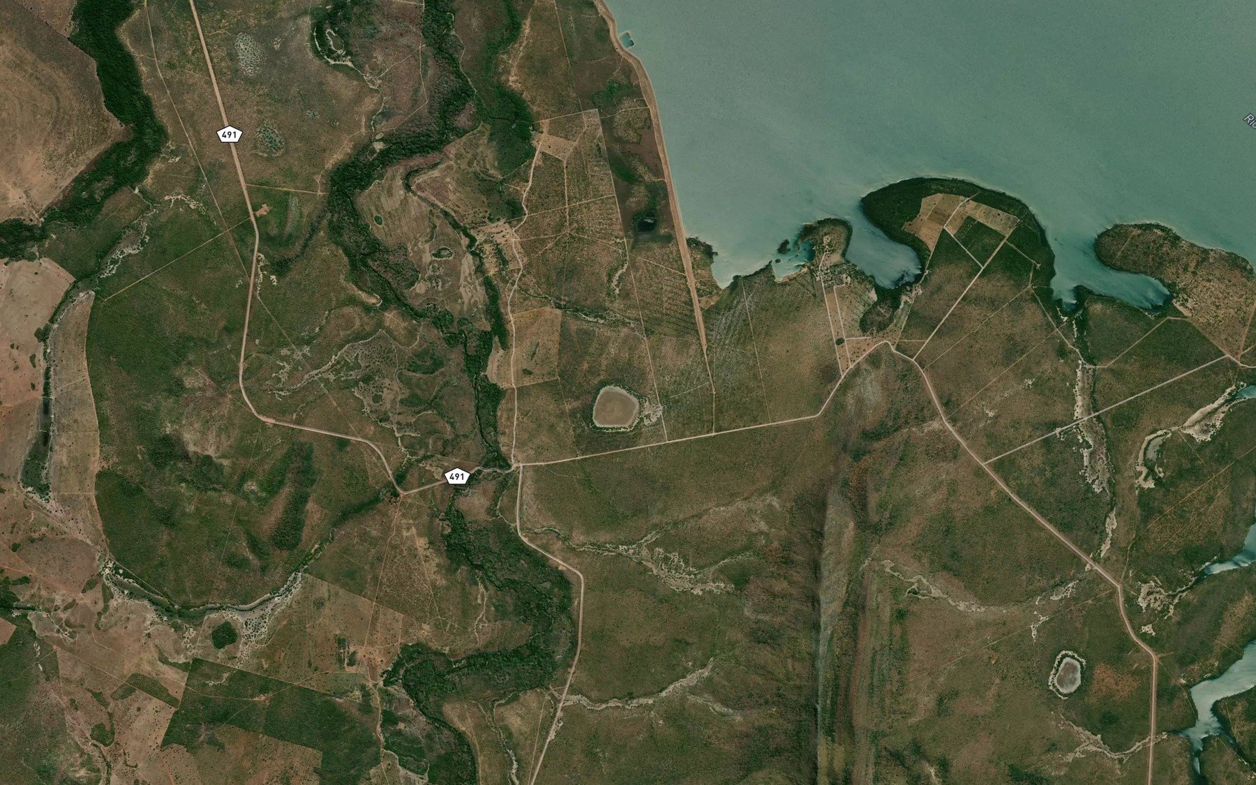 Satellite map of the Lagoa do Jatoba
