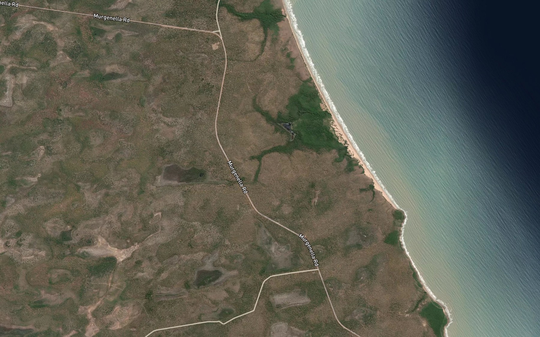 Satellite map of the Wa Wu-I Billabong