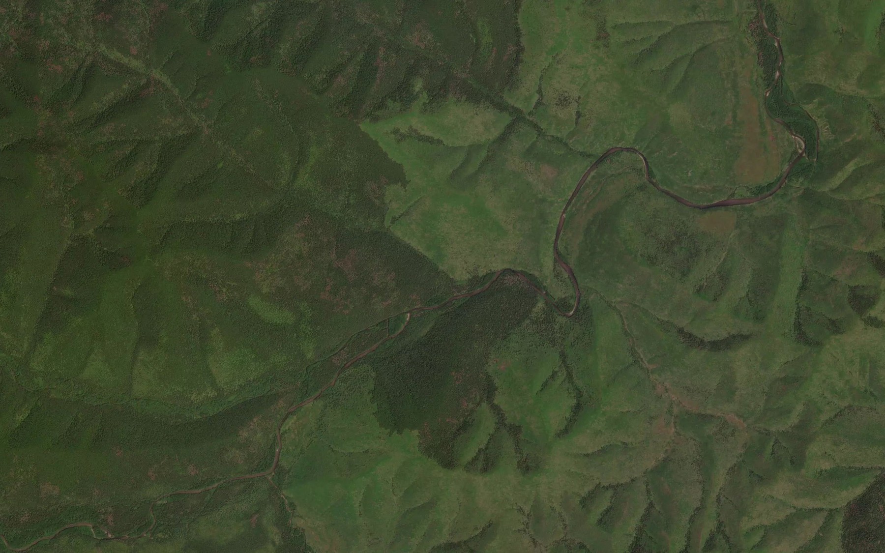 Satellite map of the Vtoroy Klyuch