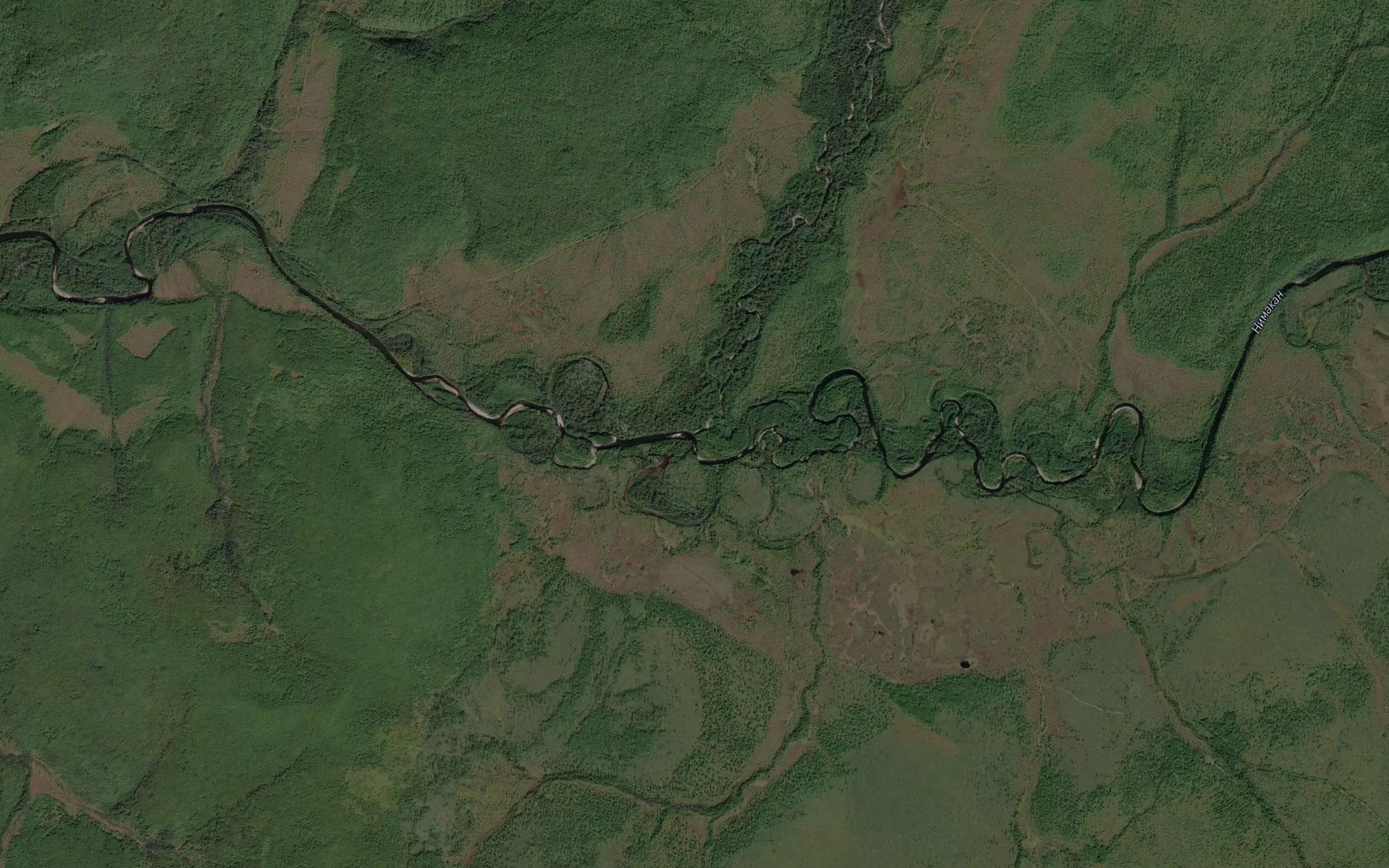 Satellite map of the Otaik
