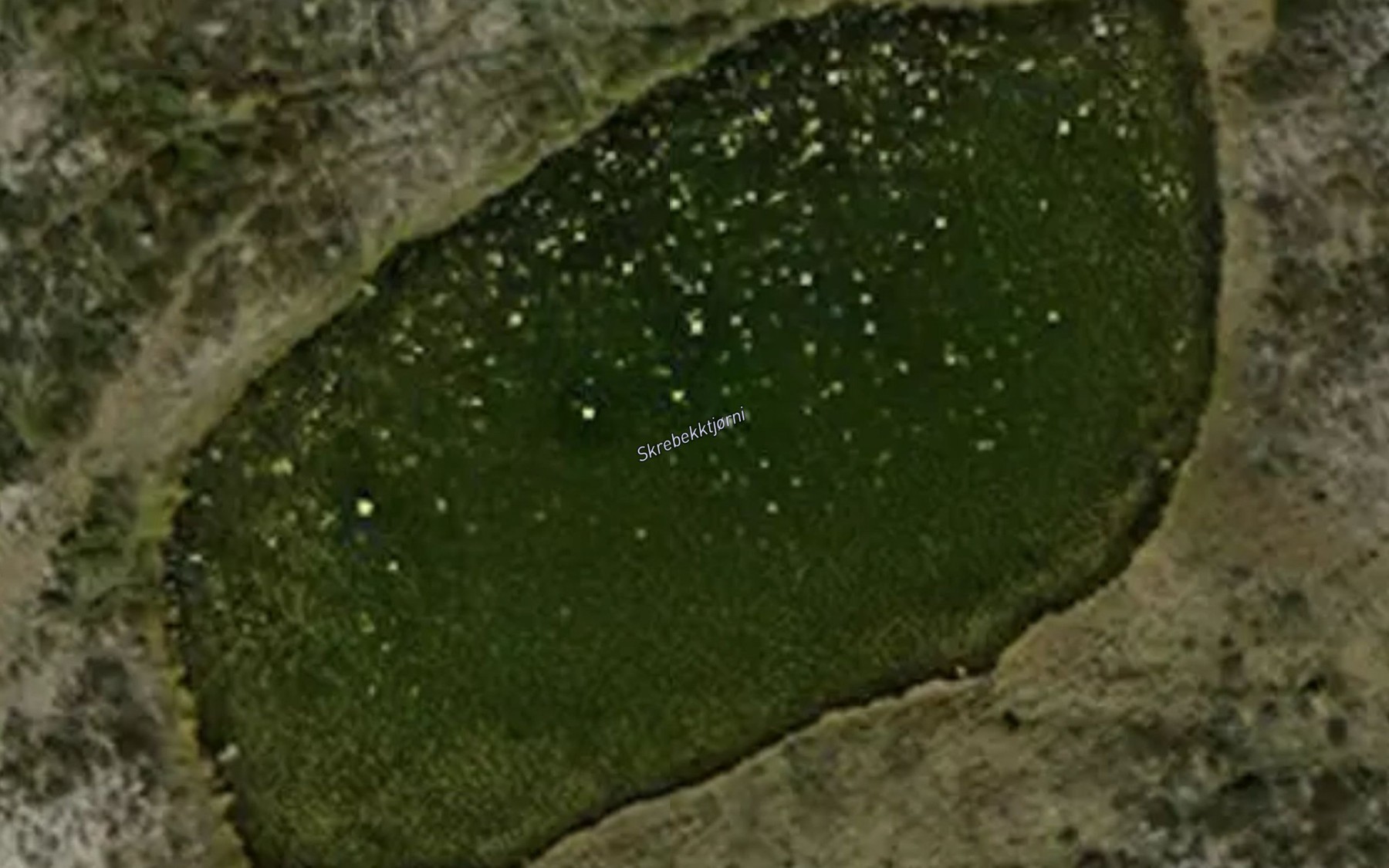 Satellite map of the Skrebekktjorni