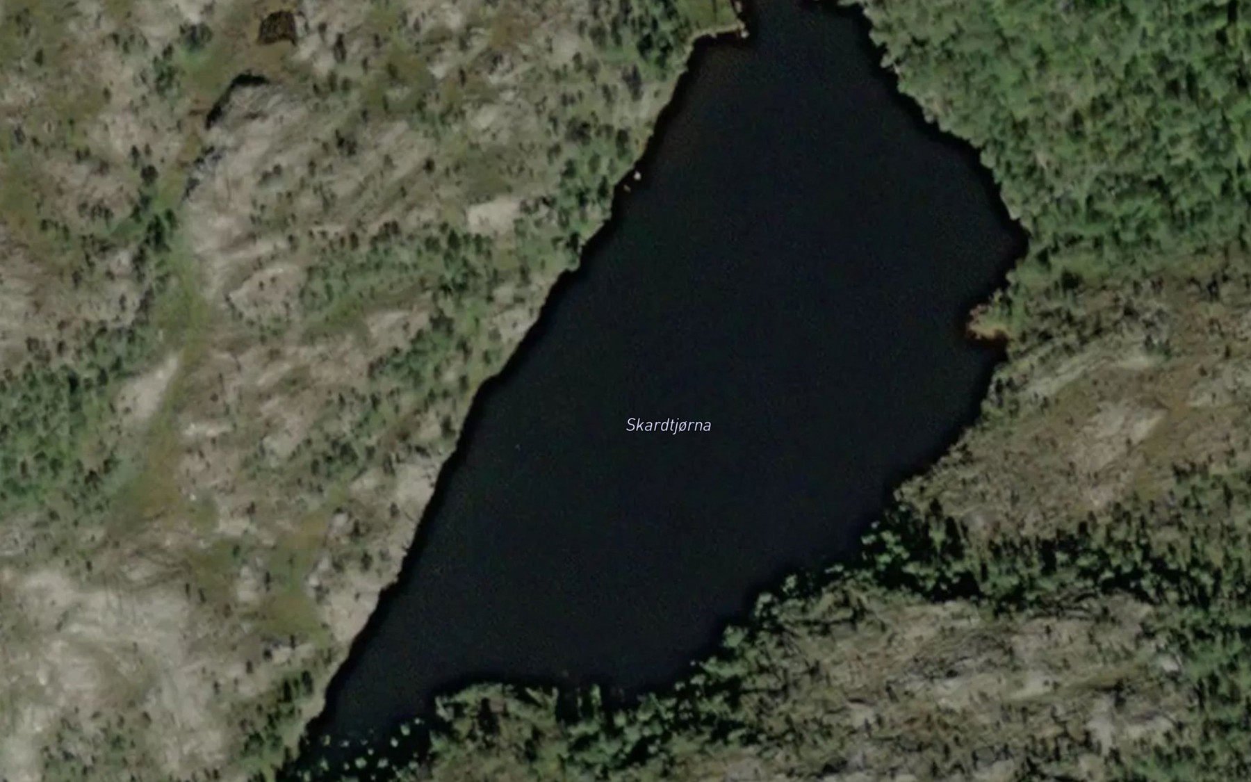 Satellite map of the Skardtjorna