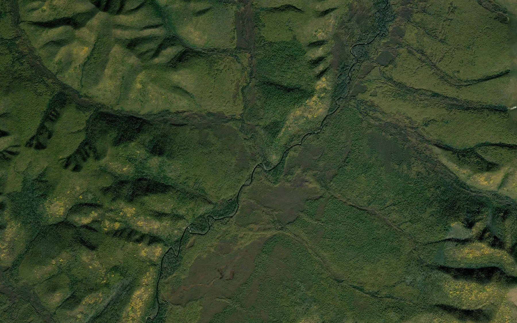Satellite map of the Verkhniy Alakan