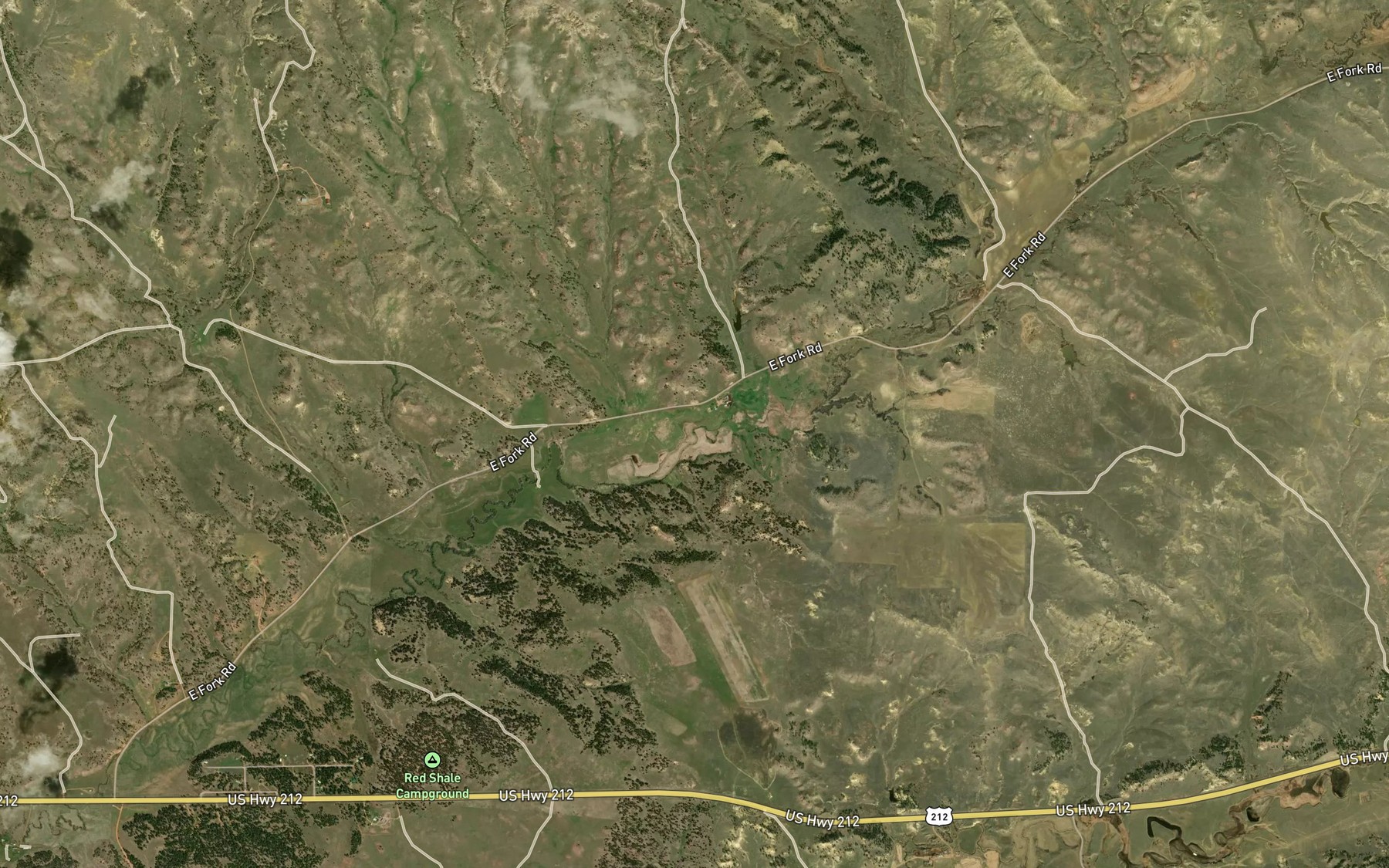 Satellite map of the 03S45E12CBAA01 Spring