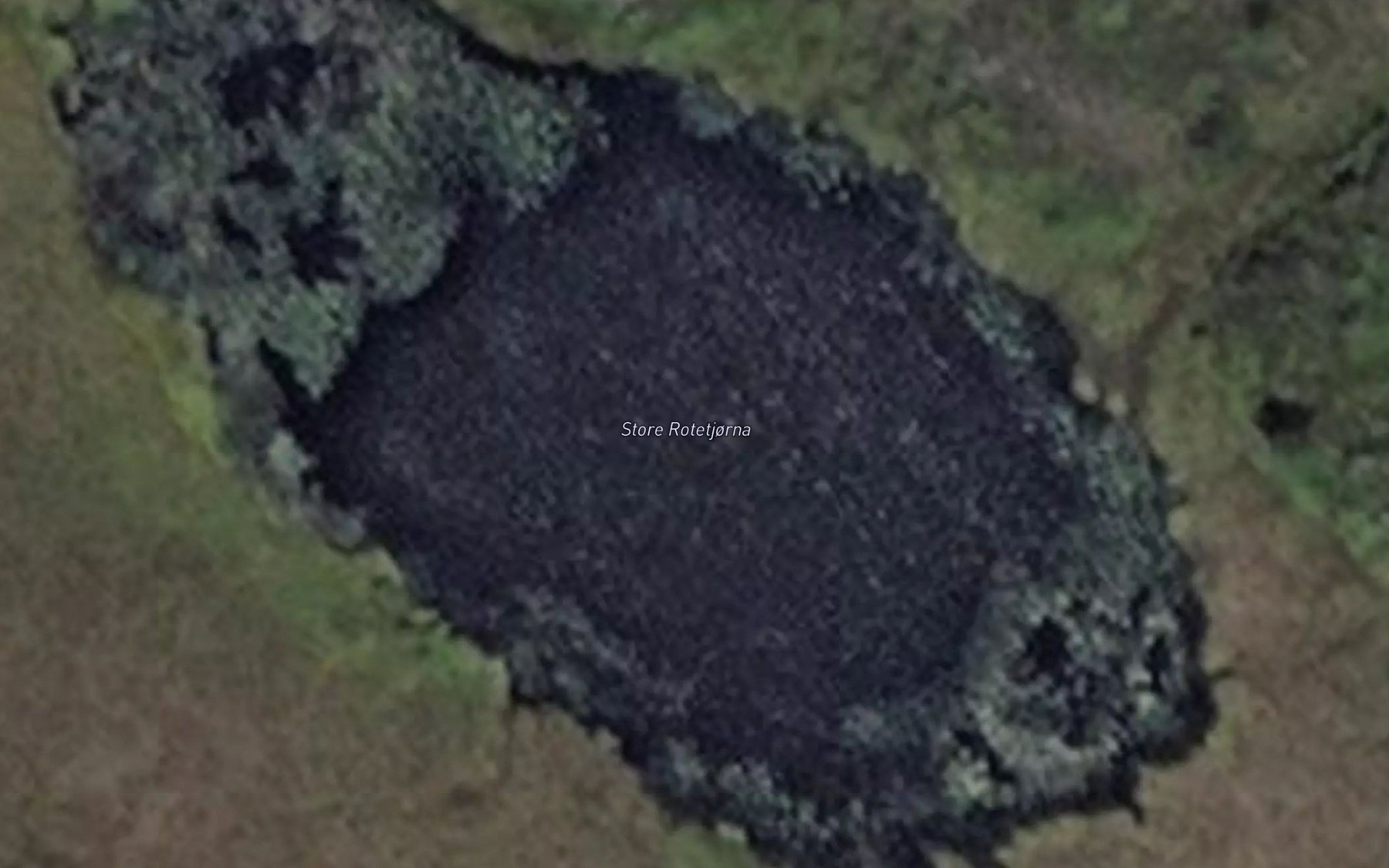 Satellite map of the Rotetjorni,store