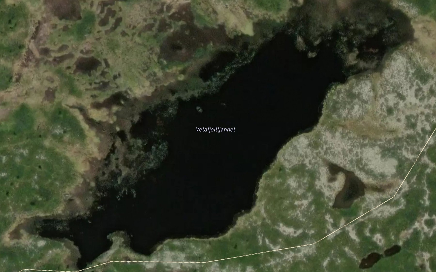 Satellite map of the Vetafjelltjornet