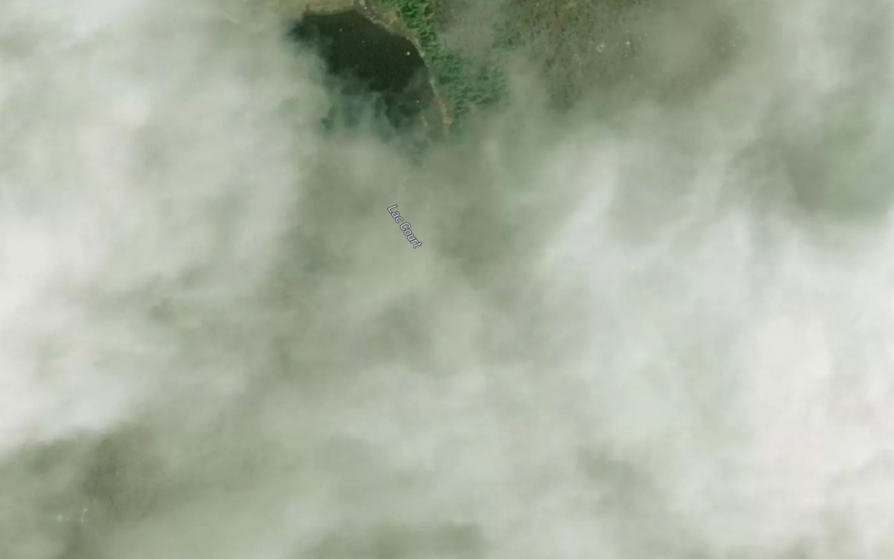 Satellite map of the Lac Court