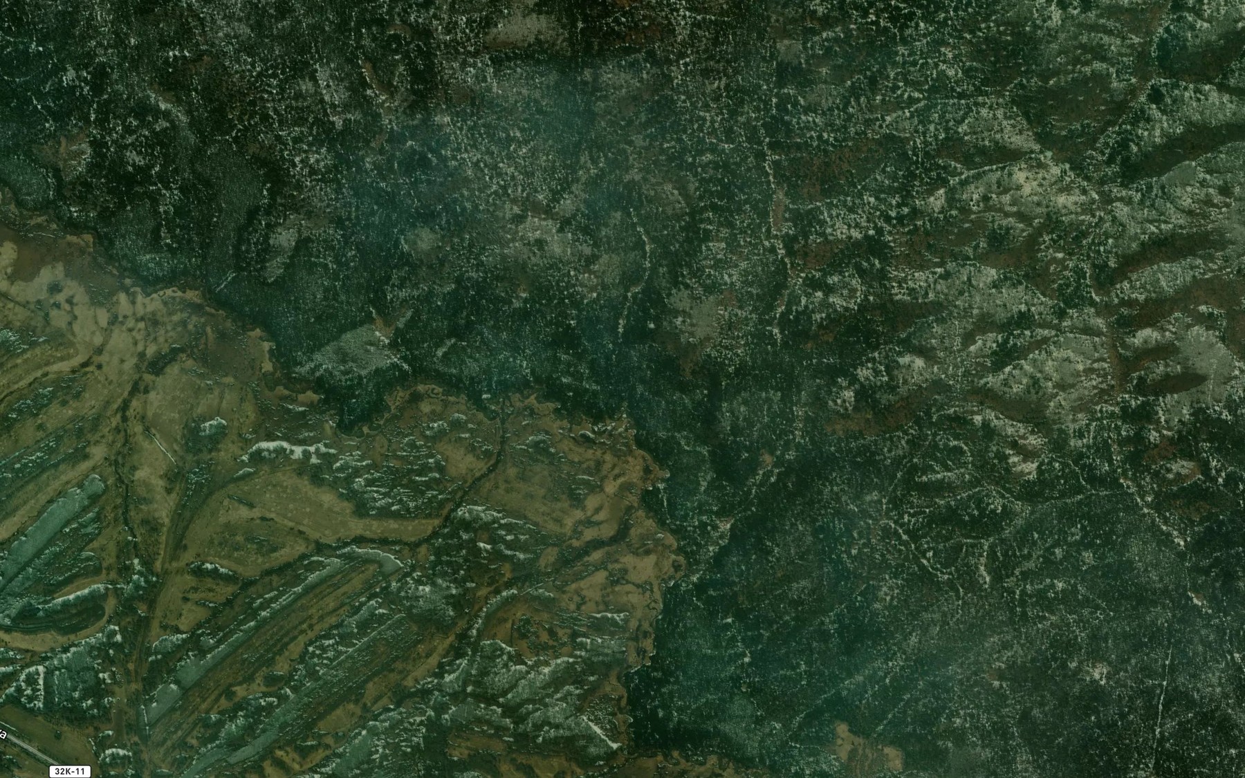 Satellite map of the Chetvertaya