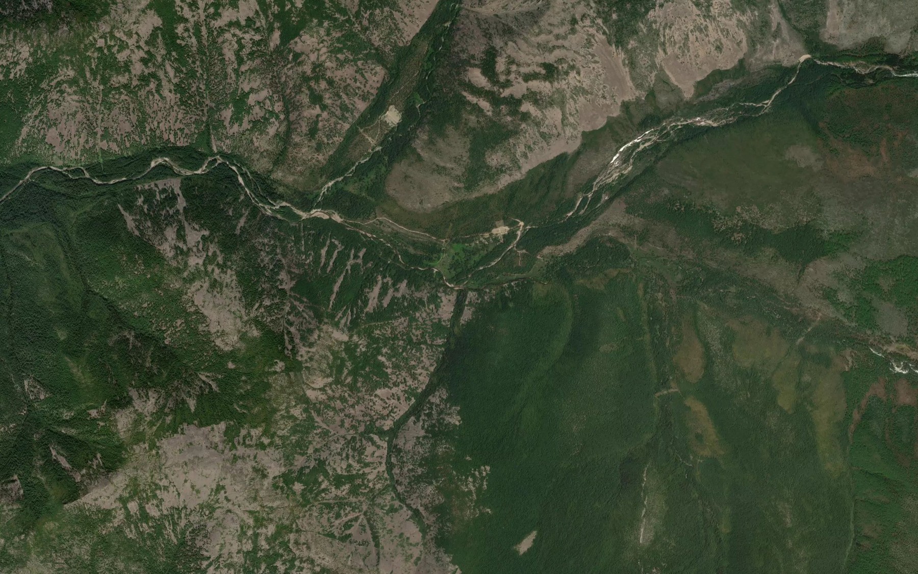 Satellite map of the Kumus