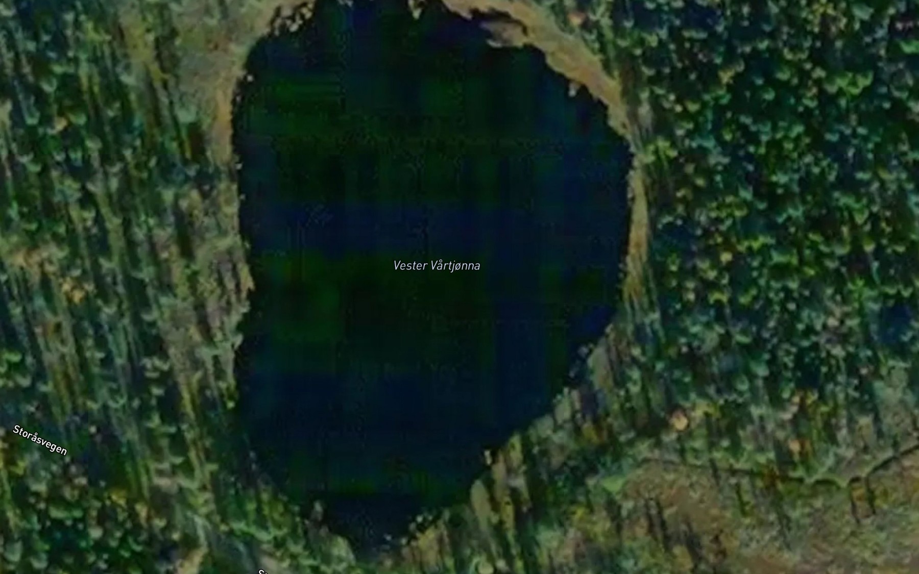 Satellite map of the Vester Vartjonna