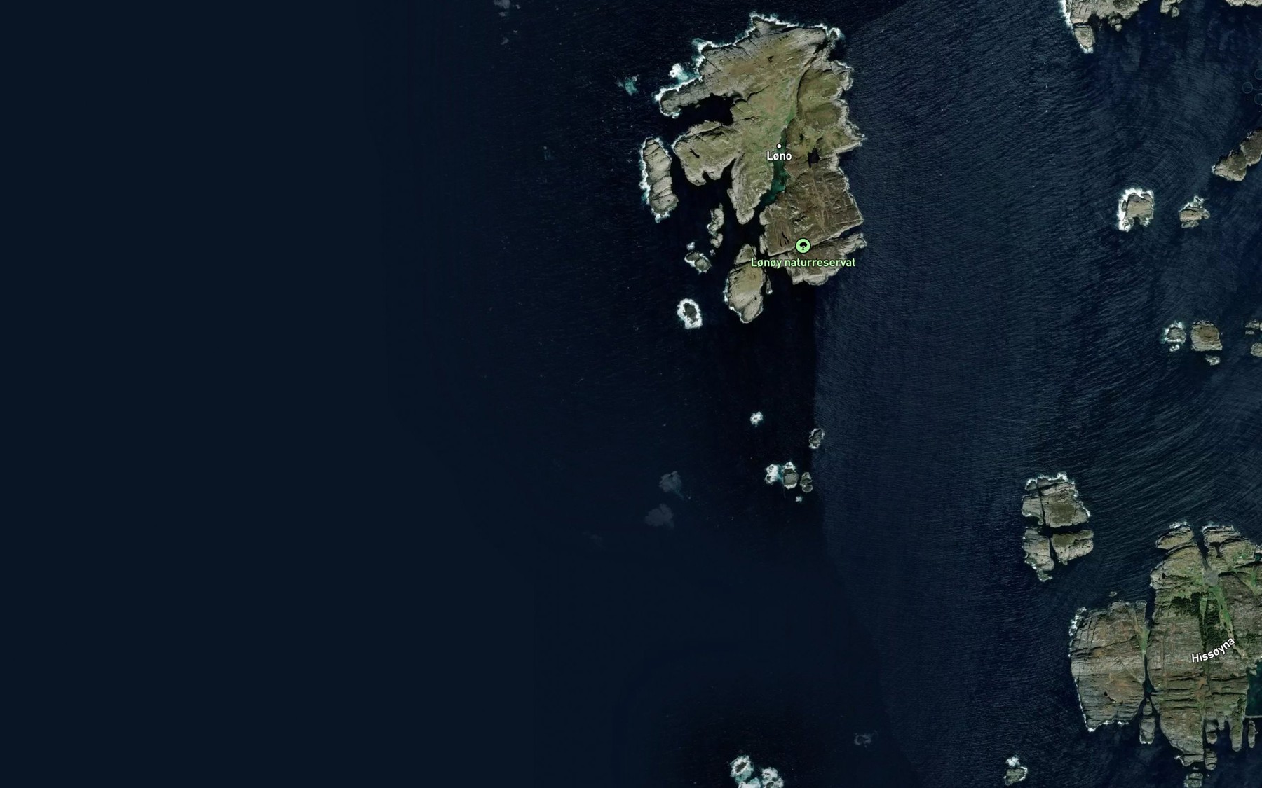 Satellite map of the Torvaldsnakken