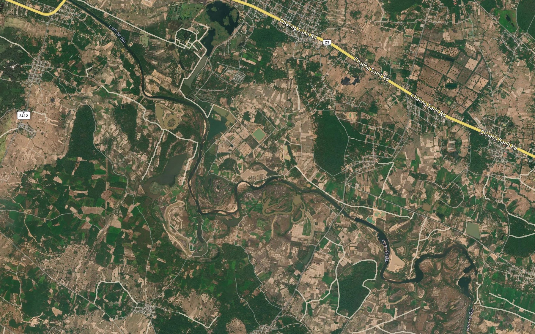 Satellite map of the Huai Siao