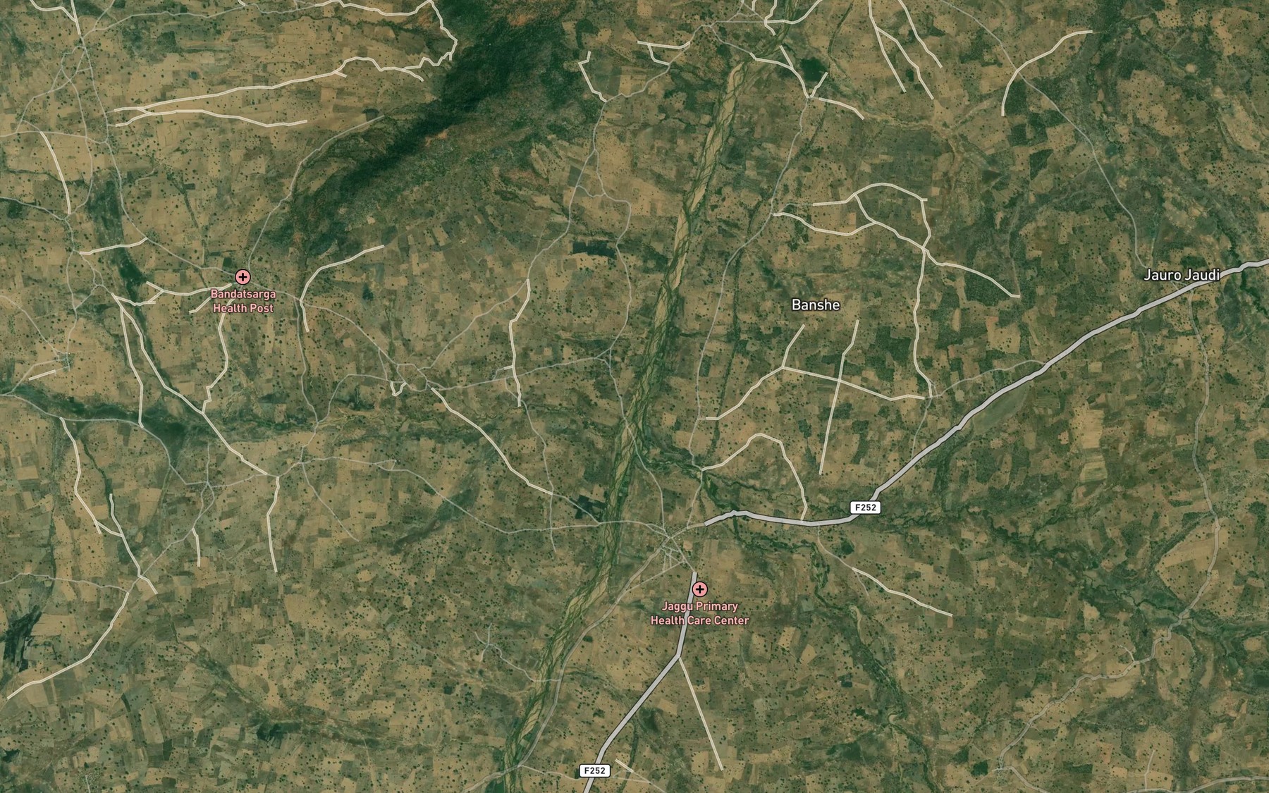 Satellite map of the Beala