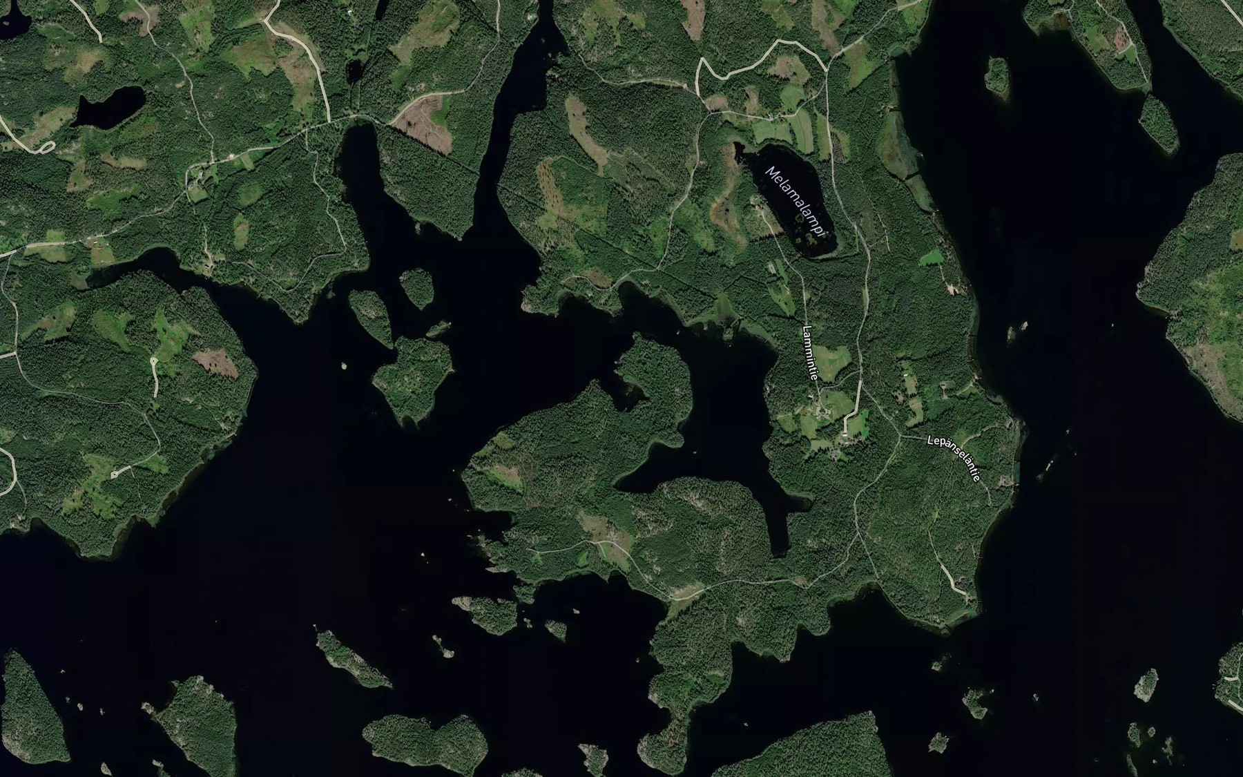 Satellite map of the Kaisalahti