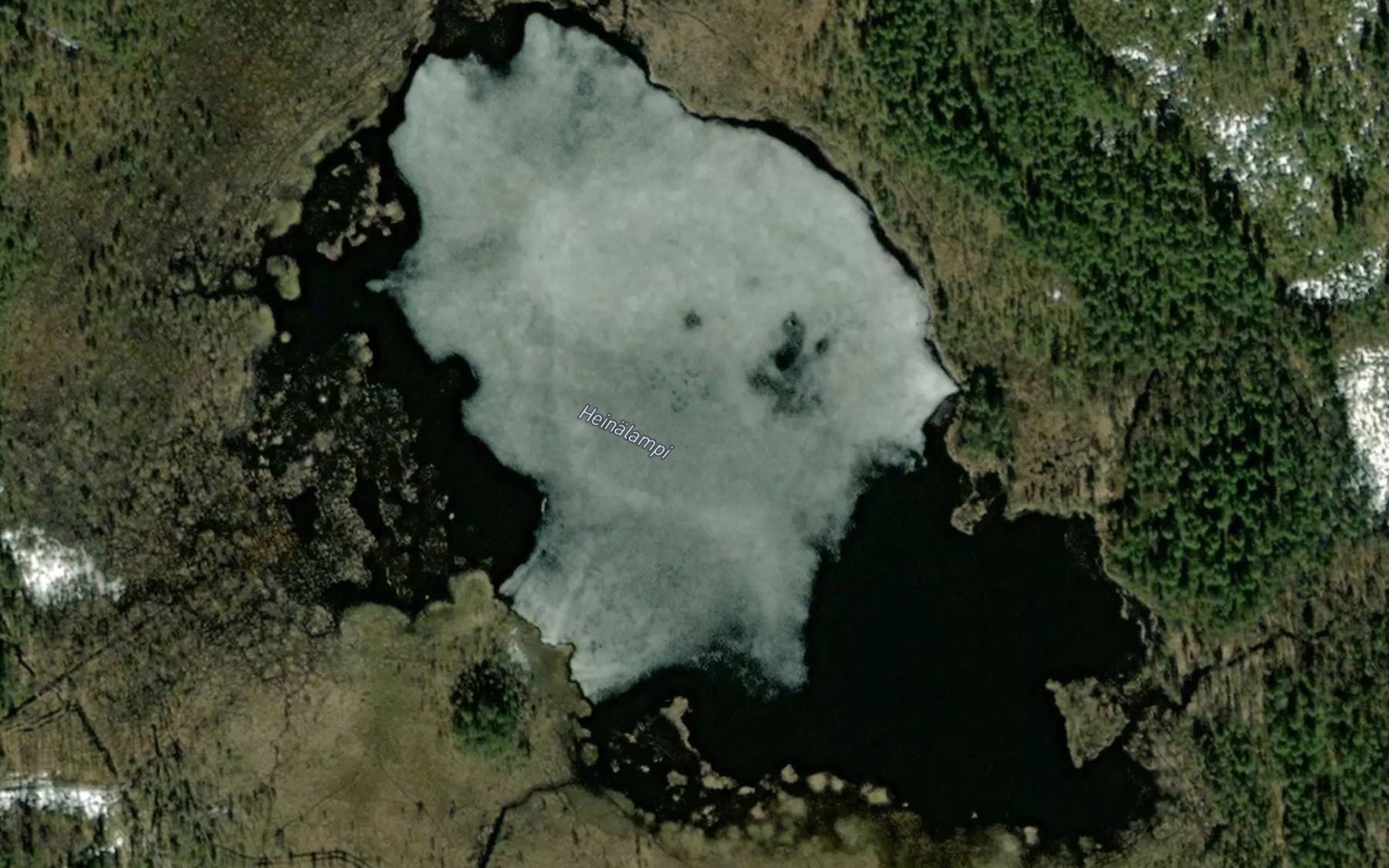Satellite map of the Heinalampi