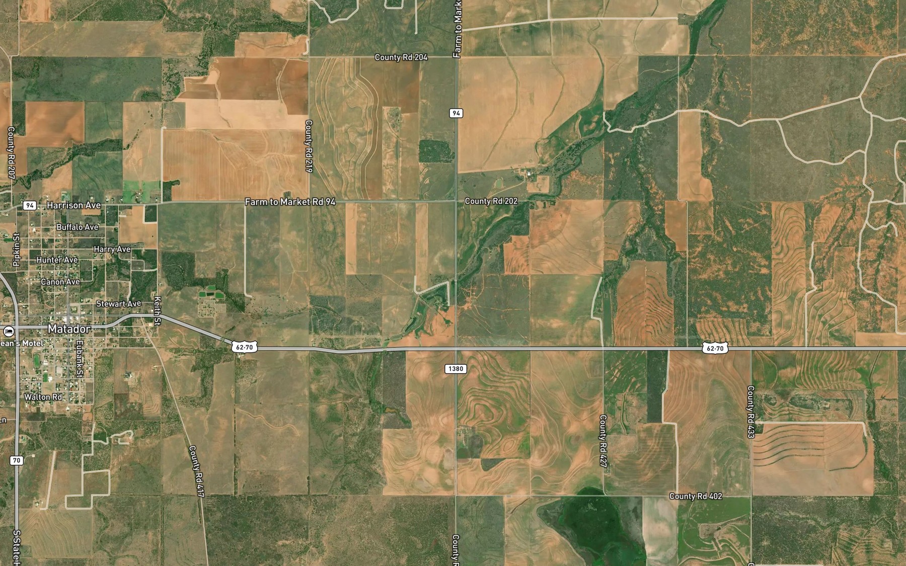 Satellite map of the Ed Jameson Lake