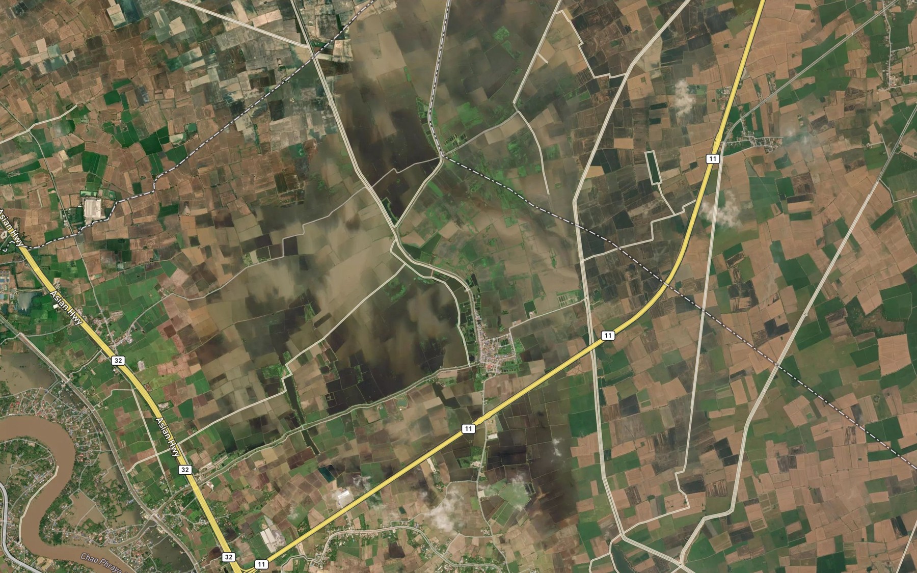 Satellite map of the Nong Chiang Rak