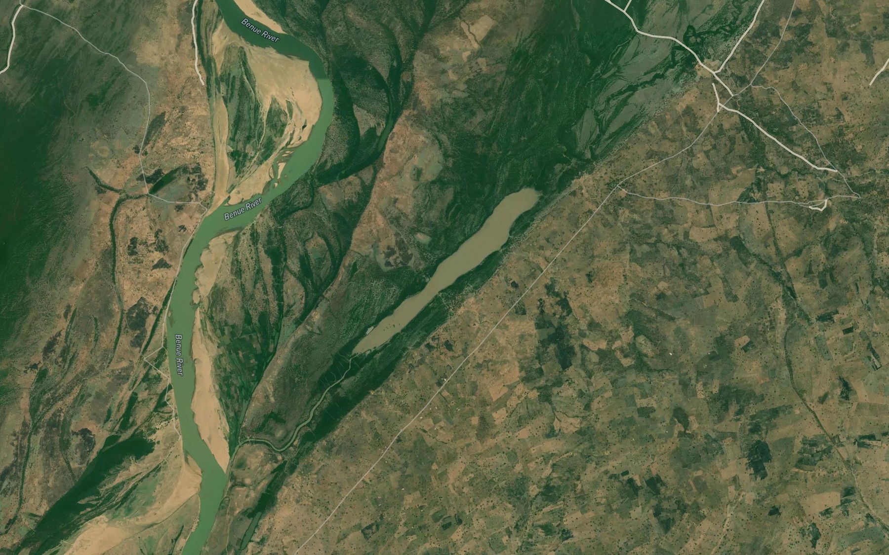 Satellite map of the Lake Ji